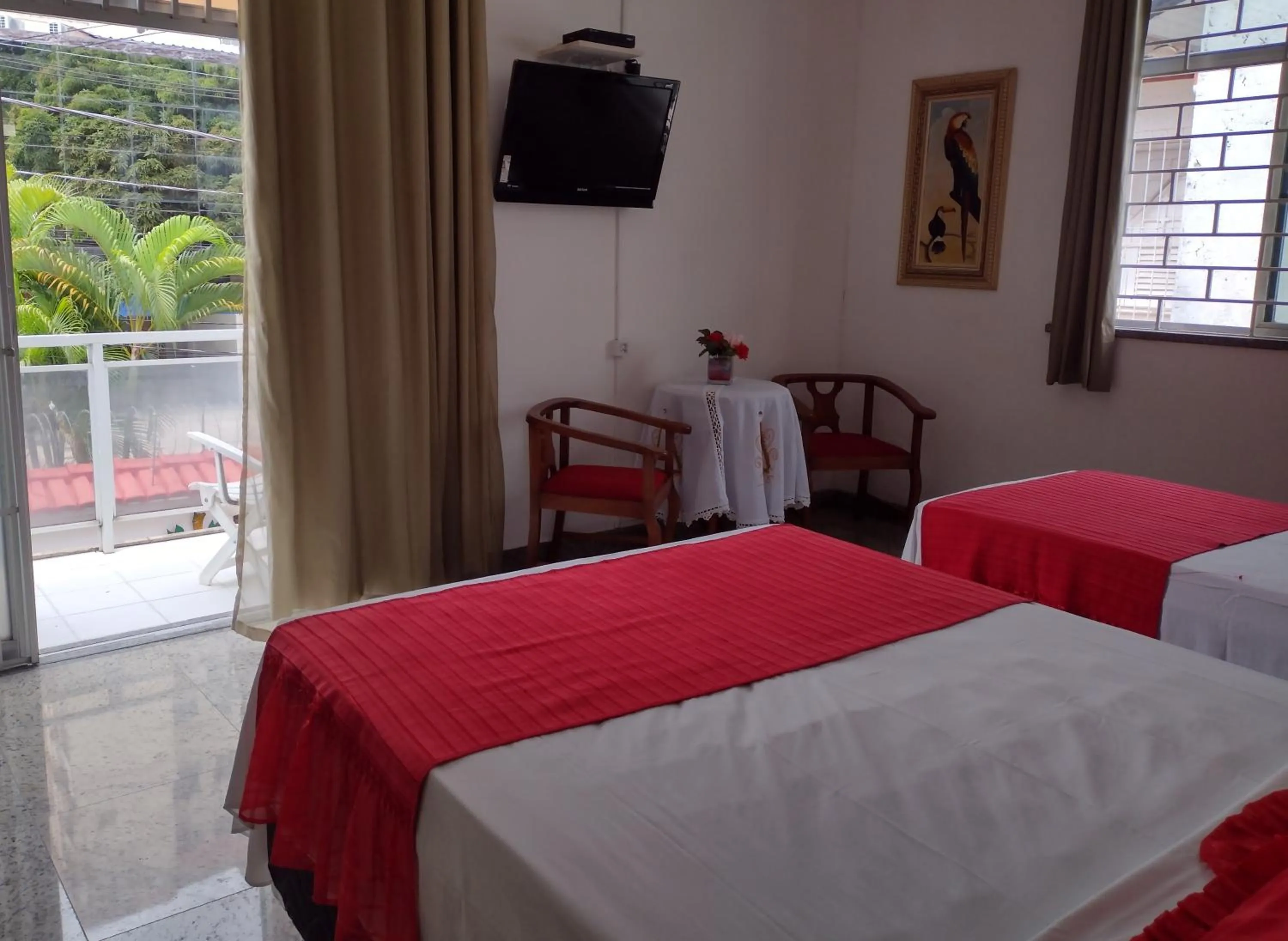 Bed in Hotel Marajoara