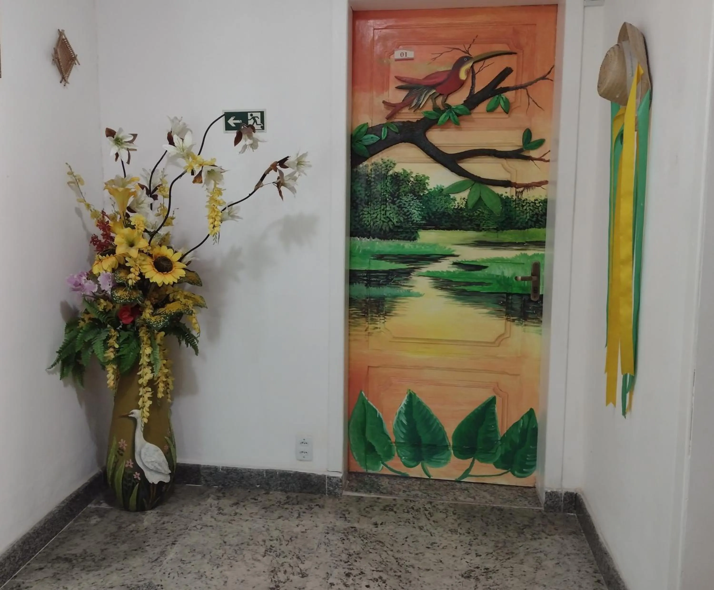 Decorative detail in Hotel Marajoara