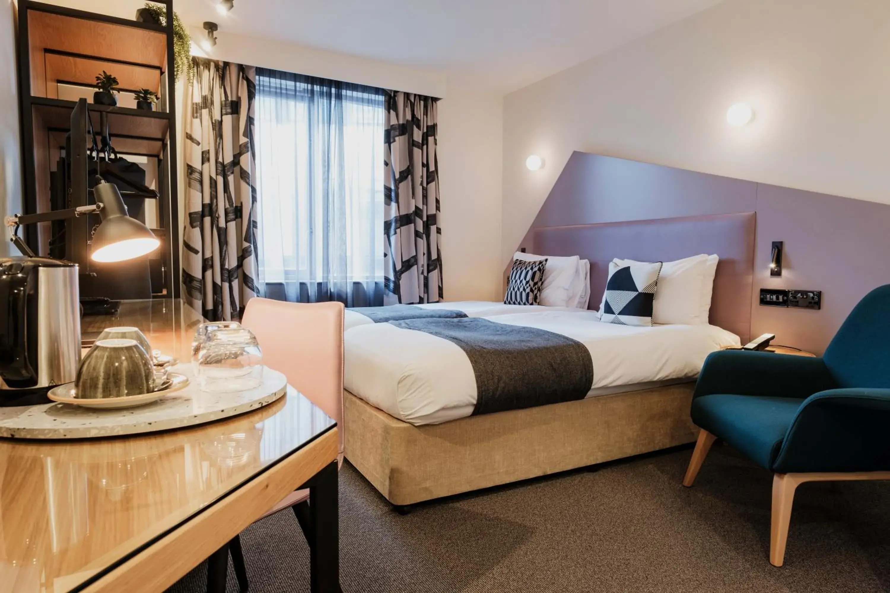 Deluxe Twin Room in The Fox & Goose Hotel Deluxe Twin Room in The Fox & Goose Hotel