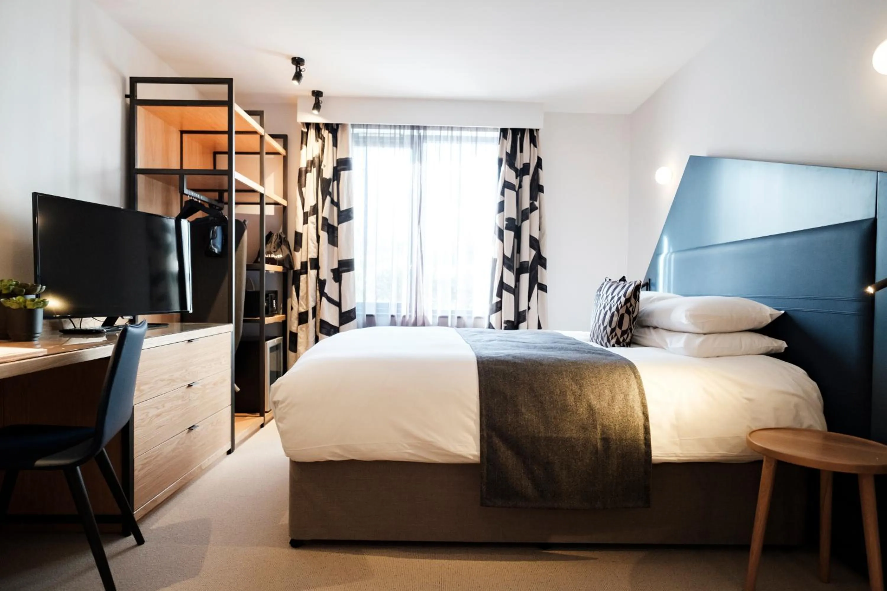 Bed in The Fox & Goose Hotel