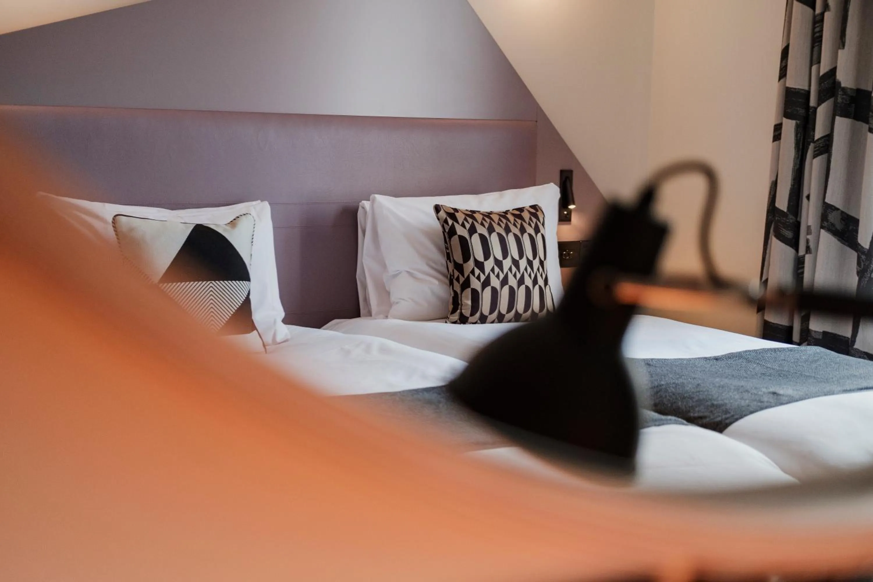 Bed in The Fox & Goose Hotel