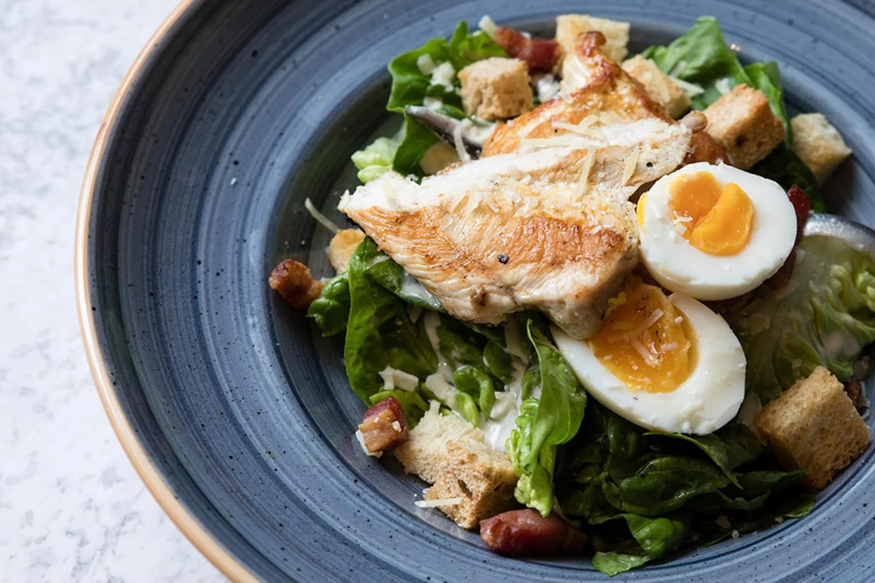 Food close-up in The Fox & Goose Hotel