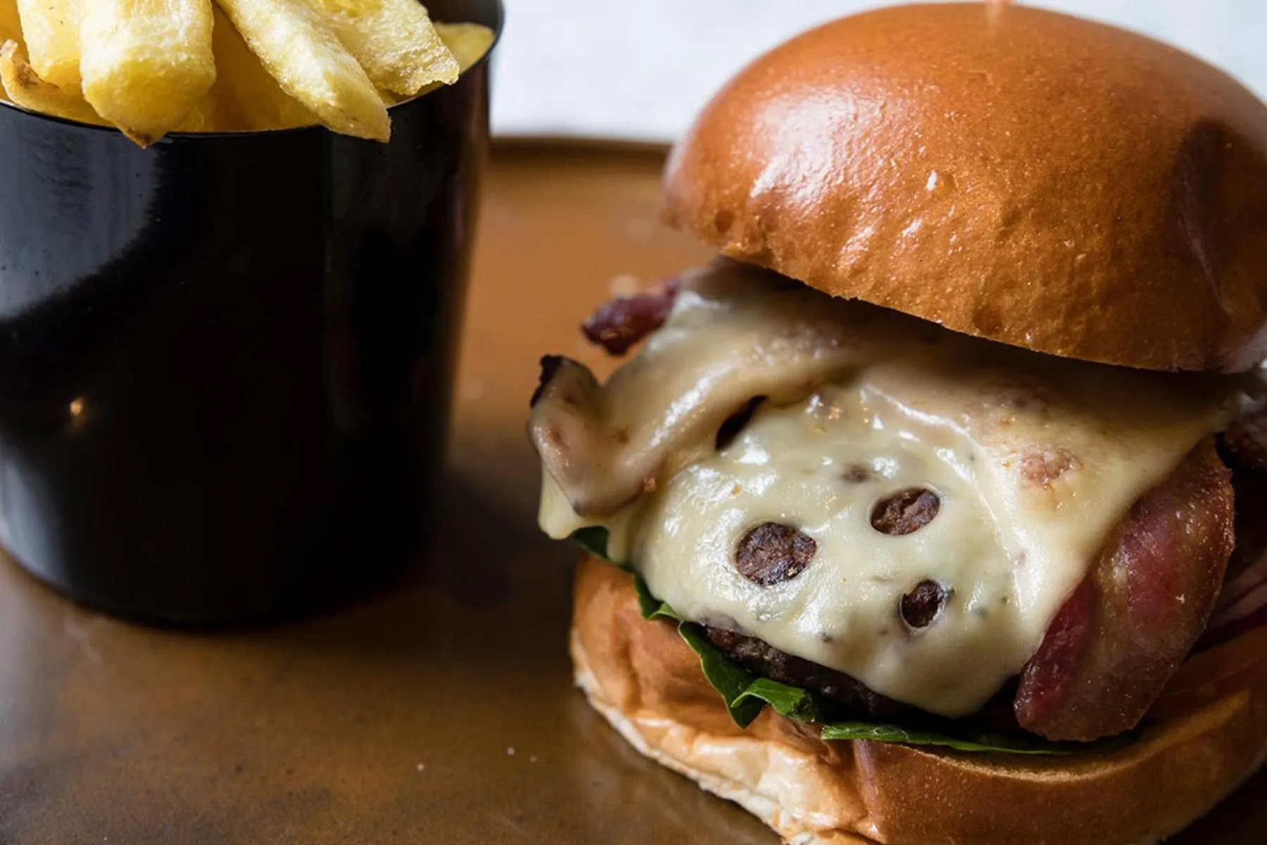 Food close-up in The Fox & Goose Hotel