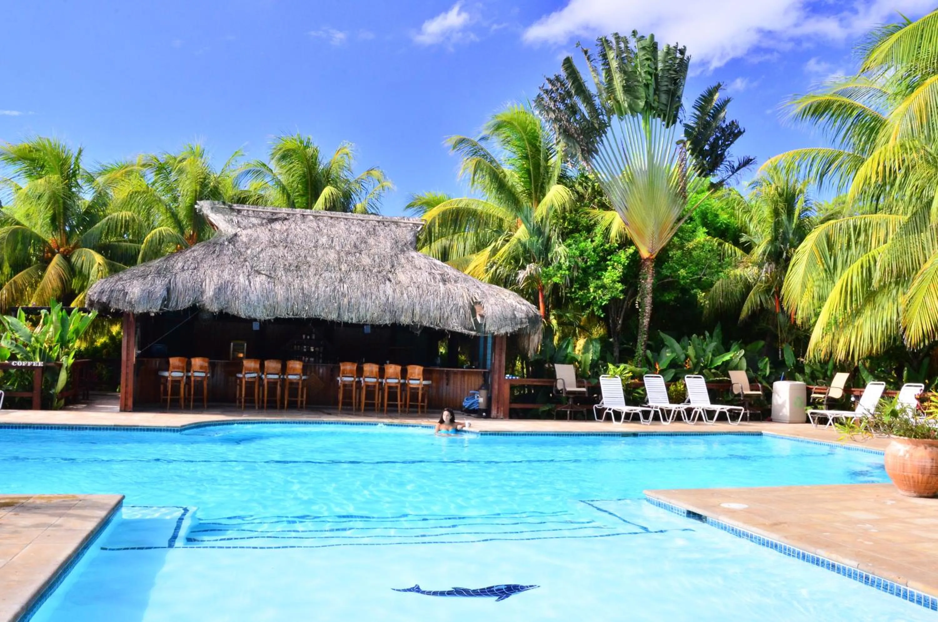Swimming pool in Anthony's Key Resort