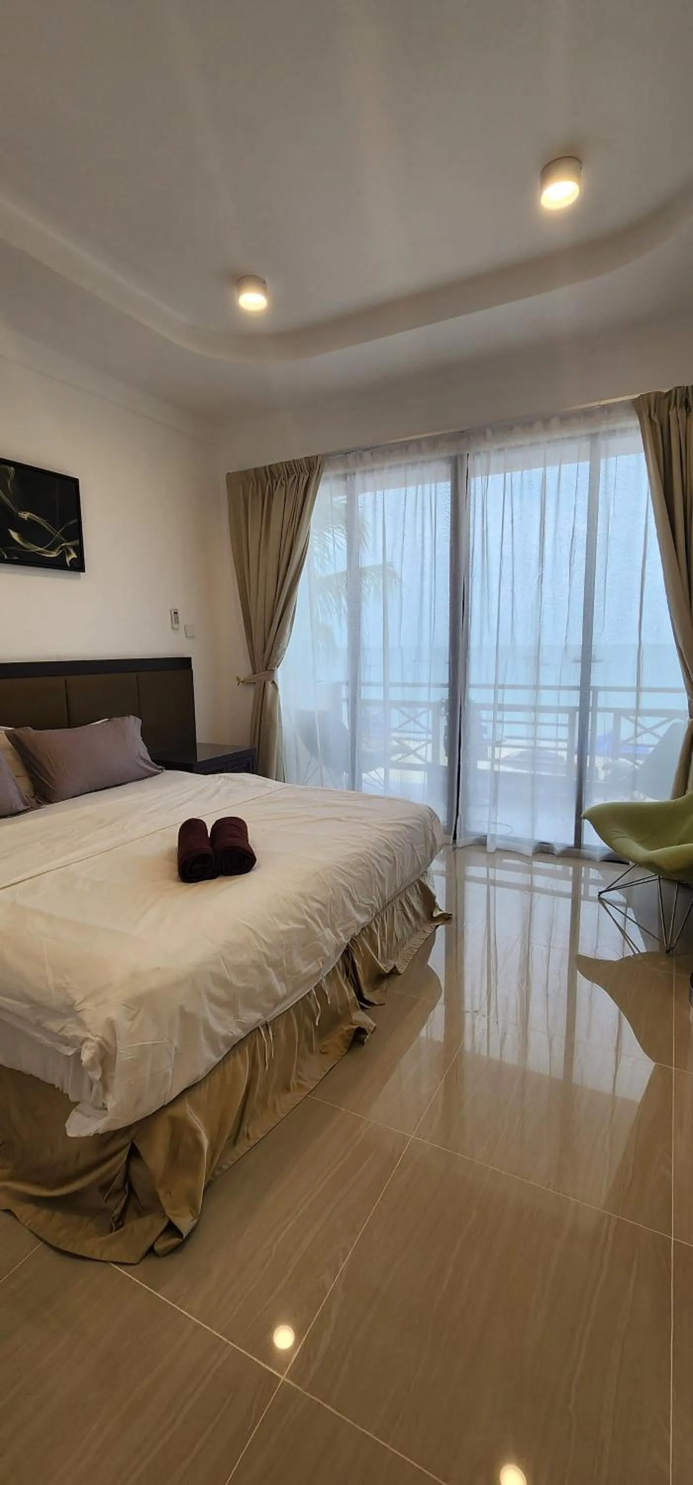 Bed in Juara Mutiara Resort