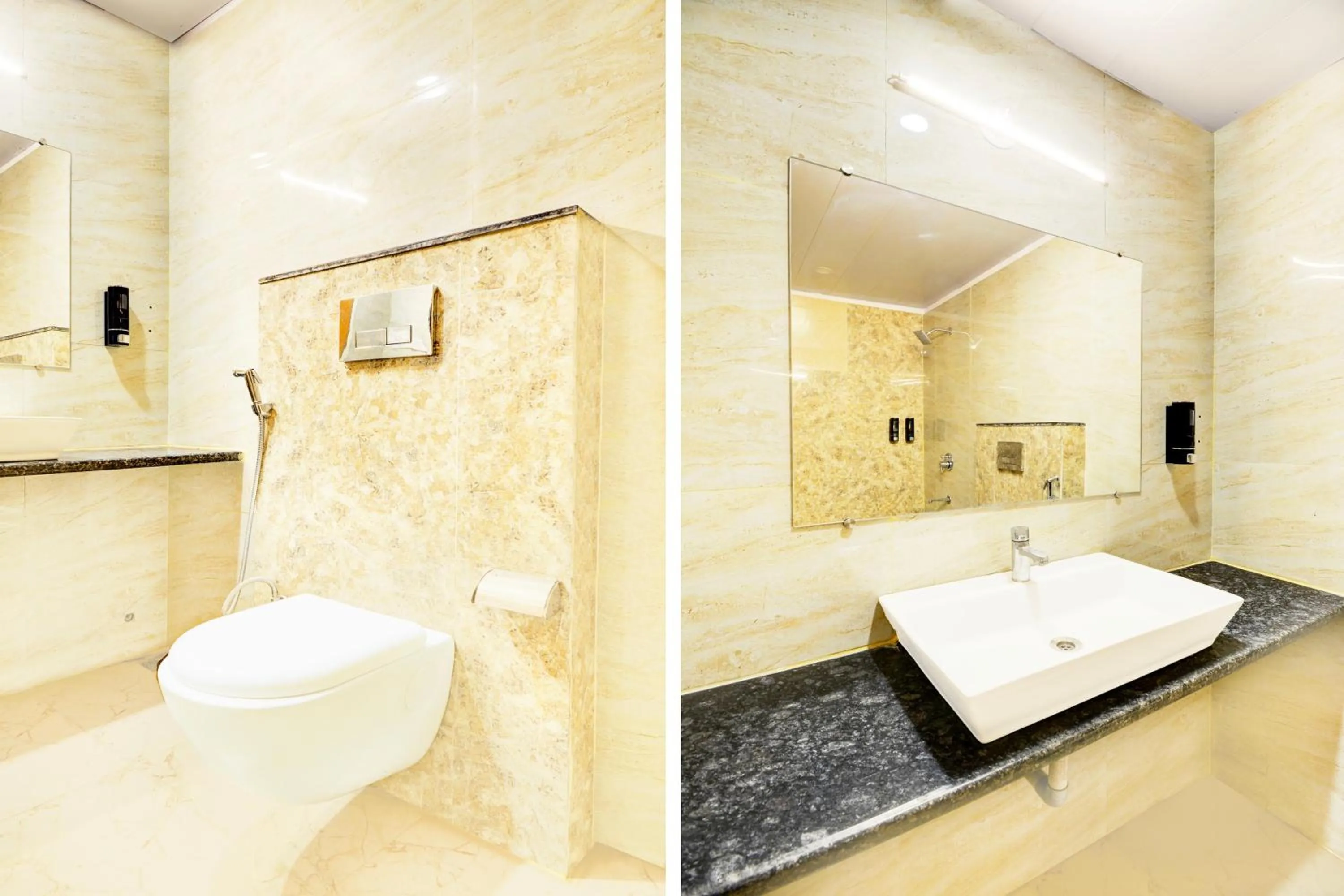 Bathroom in Super Townhouse Shobhagpura Formerly Fragrance Hotel