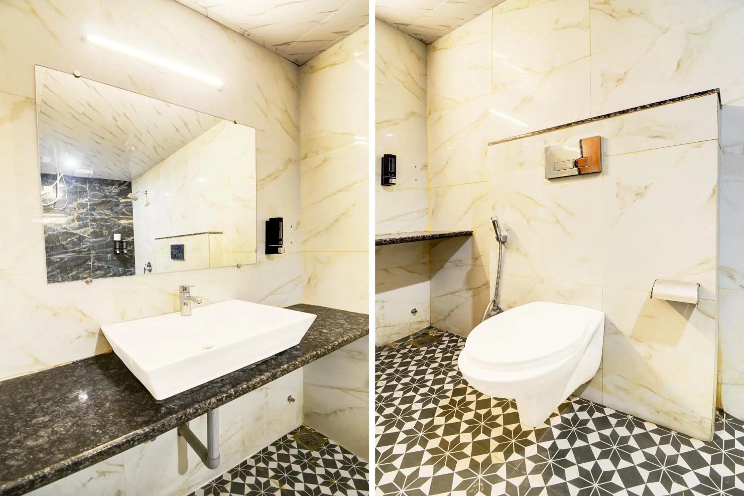 Bathroom in Super Townhouse Shobhagpura Formerly Fragrance Hotel