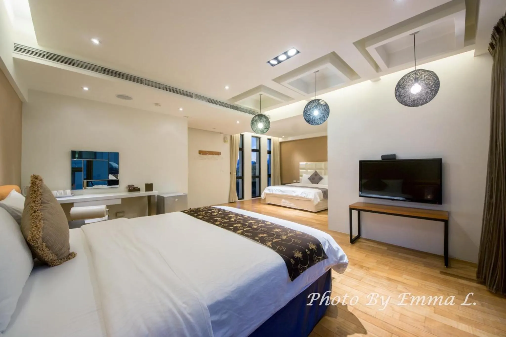 Bed in Han-Shian Boutique B&B