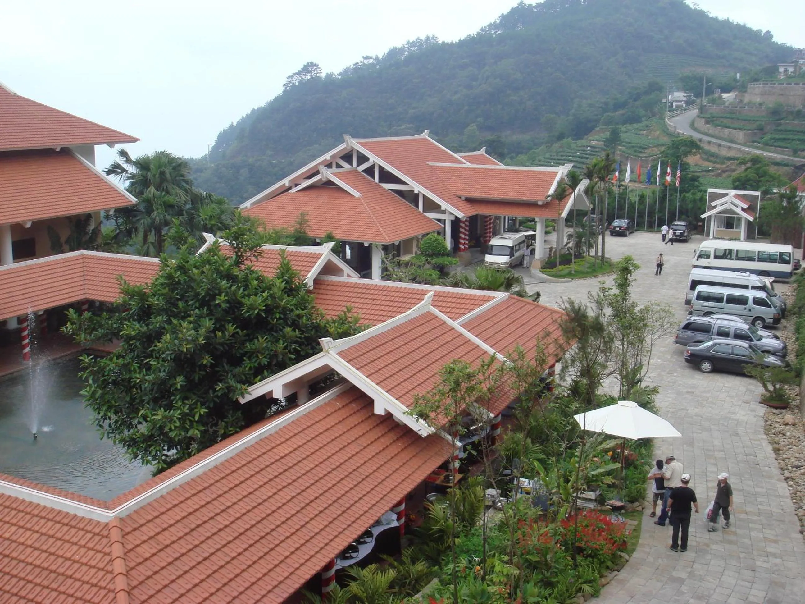 Facade/entrance in Belvedere Tam Dao Resort