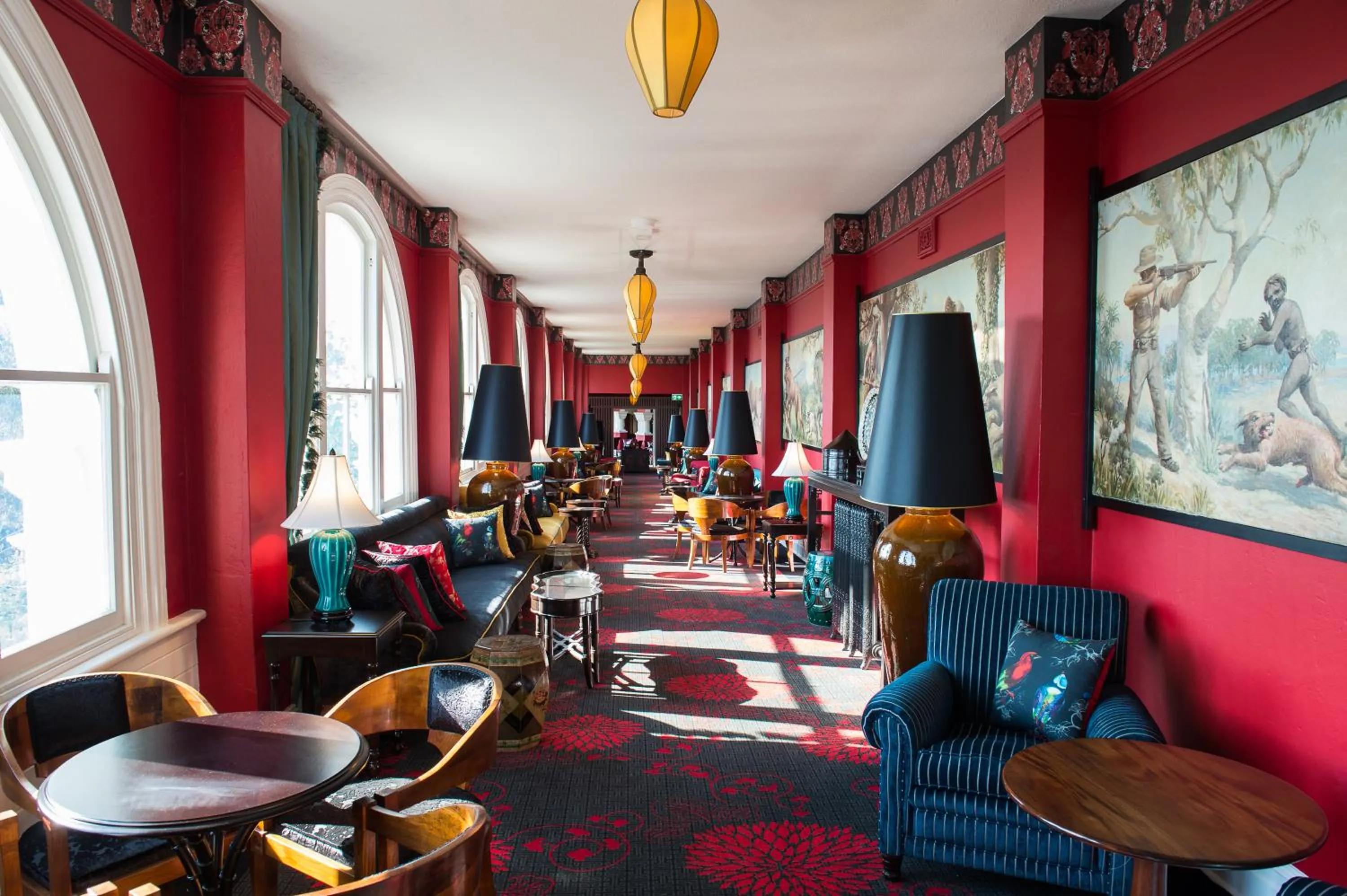 Communal lounge/ TV room in Hydro Majestic Blue Mountains