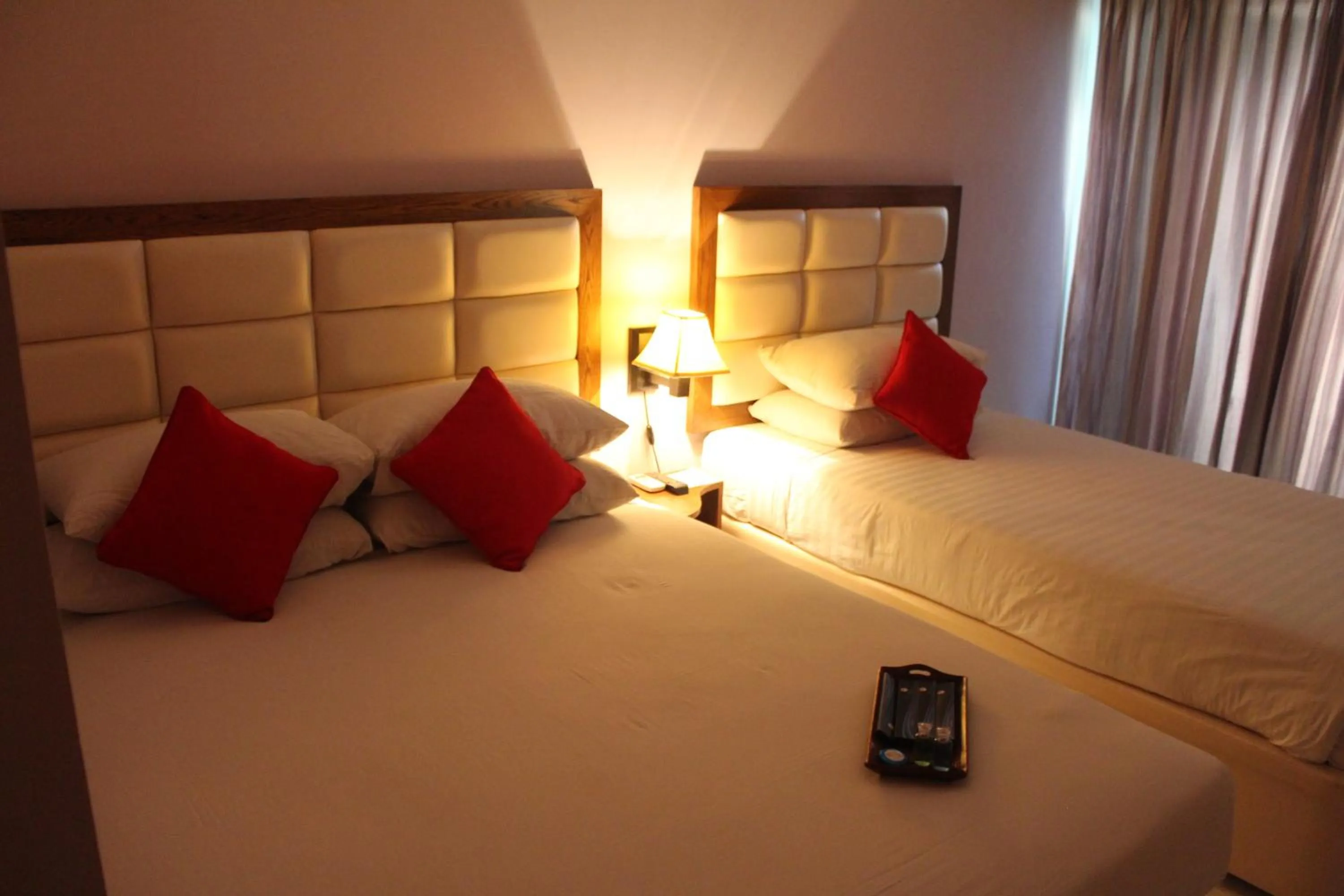 Bed in Hotel Sea Crown