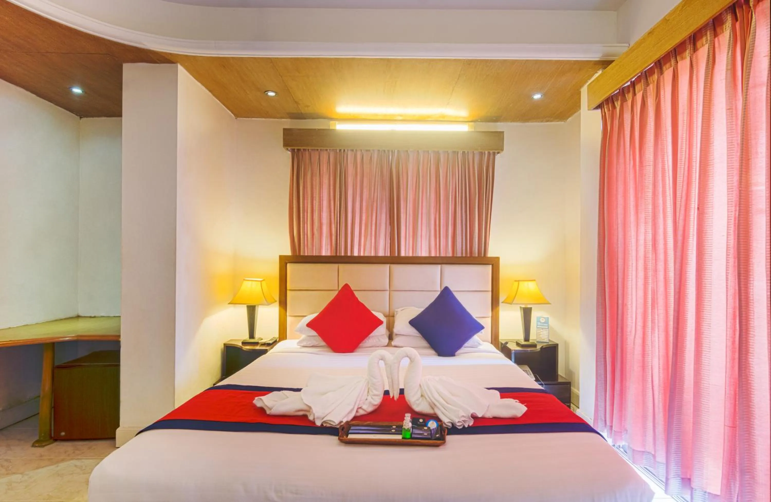 Bed in Hotel Sea Crown