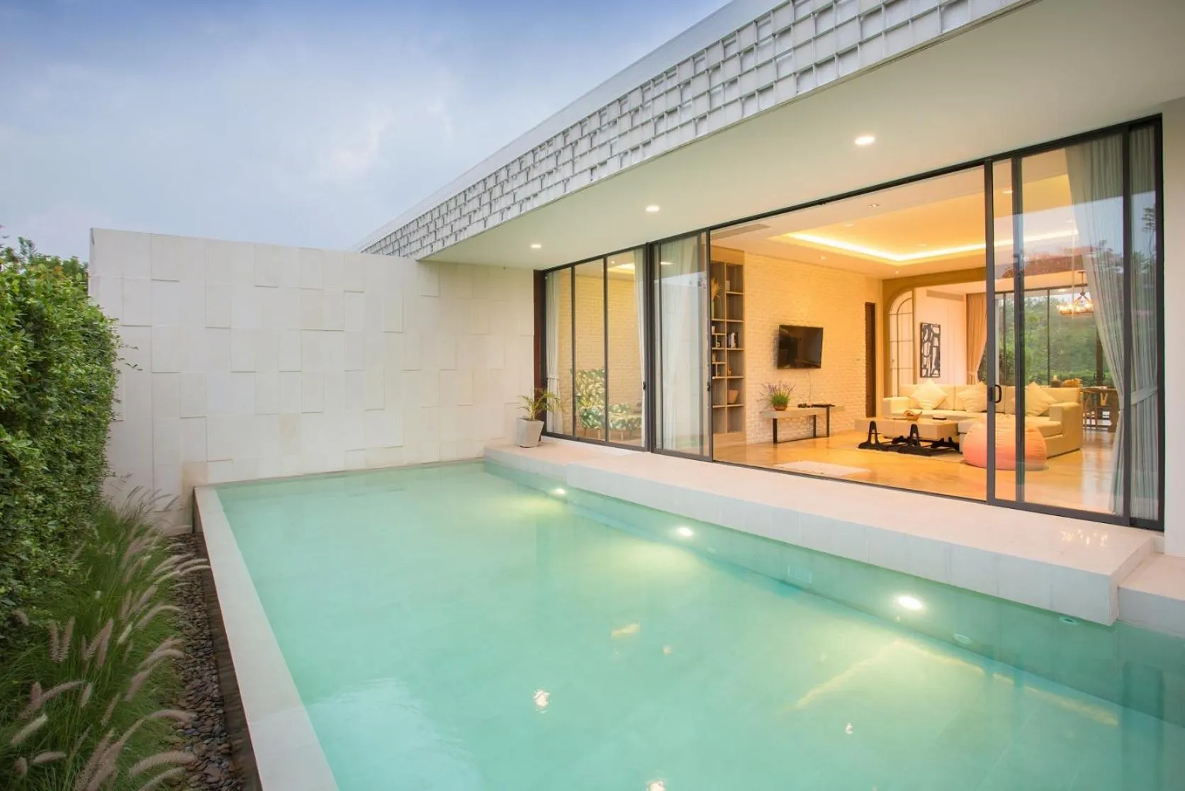 Swimming pool in The Private Pool Villas at Civilai Hill Khao Yai