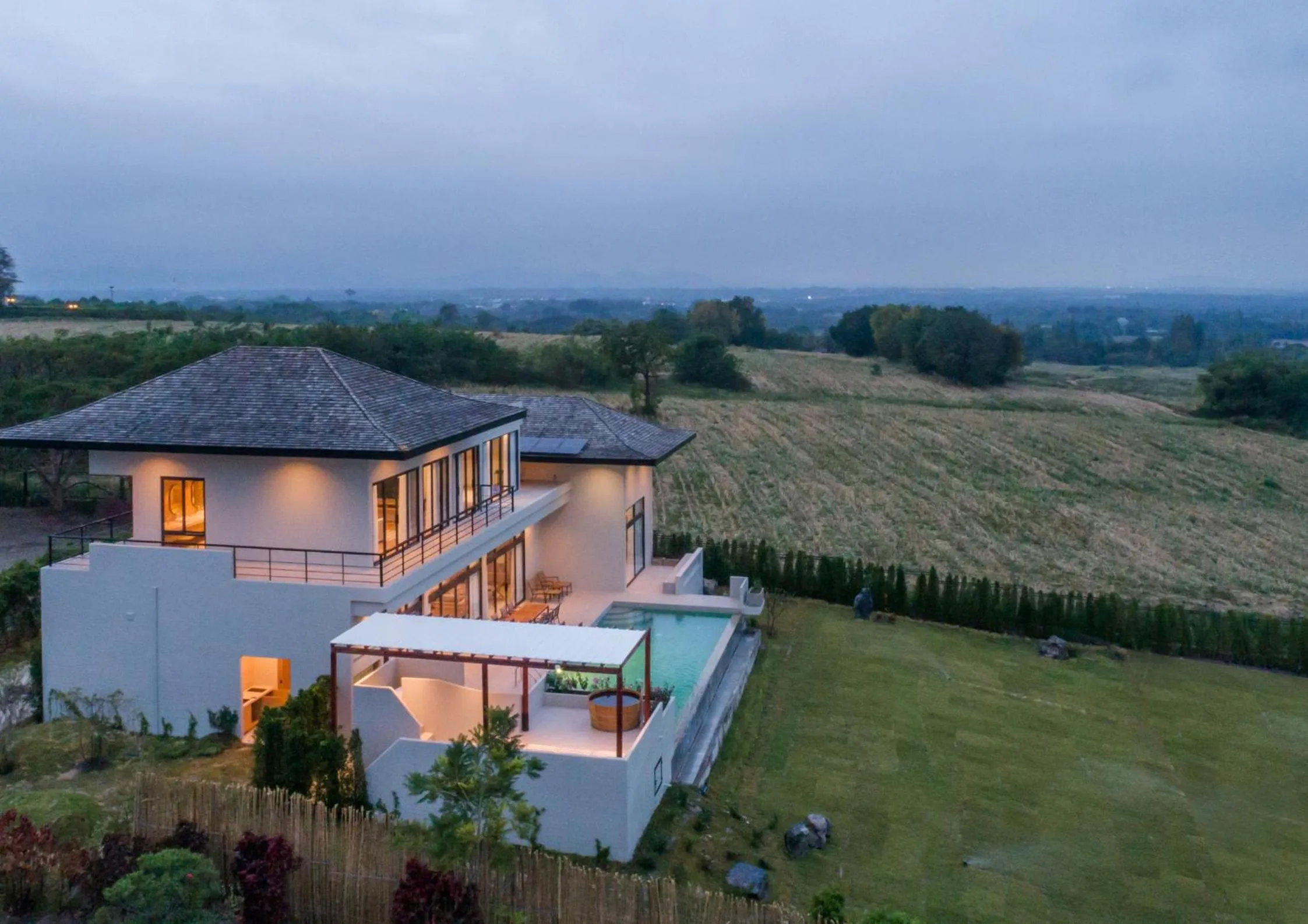 Natural landscape in The Private Pool Villas at Civilai Hill Khao Yai