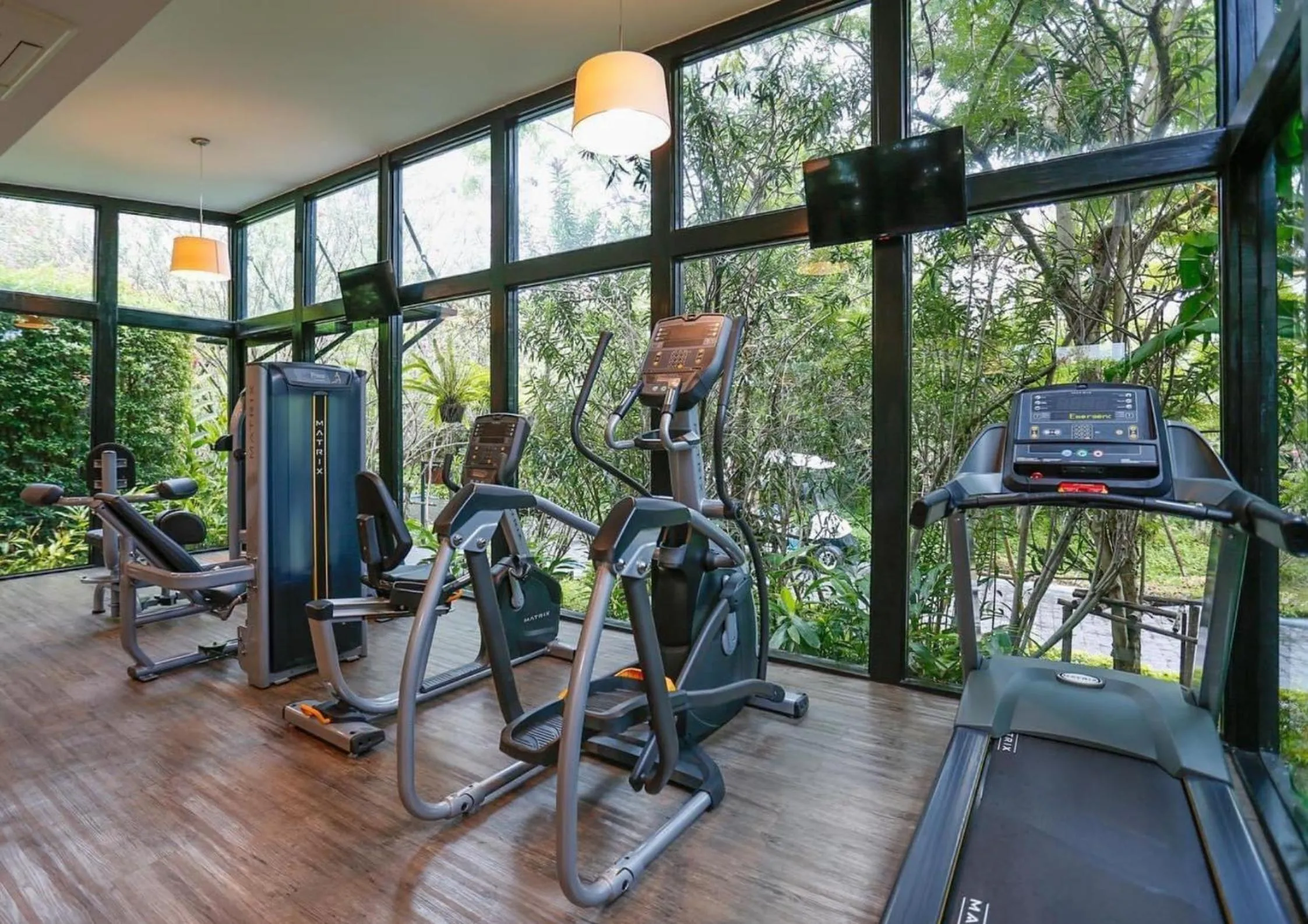 Fitness centre/facilities in The Private Pool Villas at Civilai Hill Khao Yai
