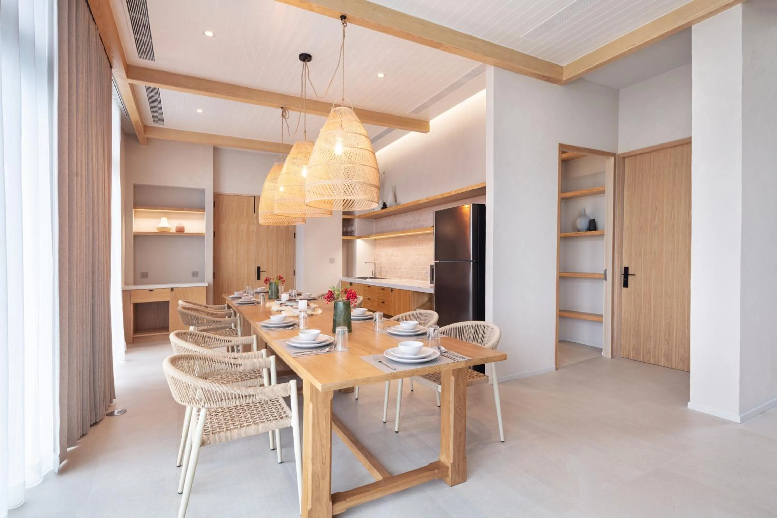 Dining area in The Private Pool Villas at Civilai Hill Khao Yai