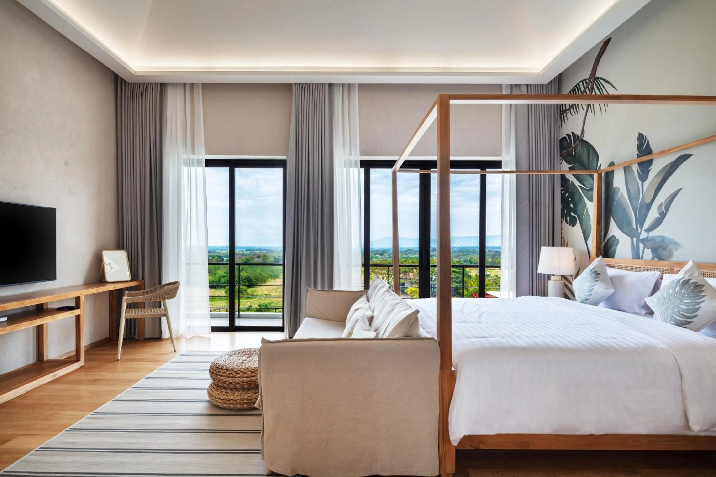 Bedroom, Bed in The Private Pool Villas at Civilai Hill Khao Yai