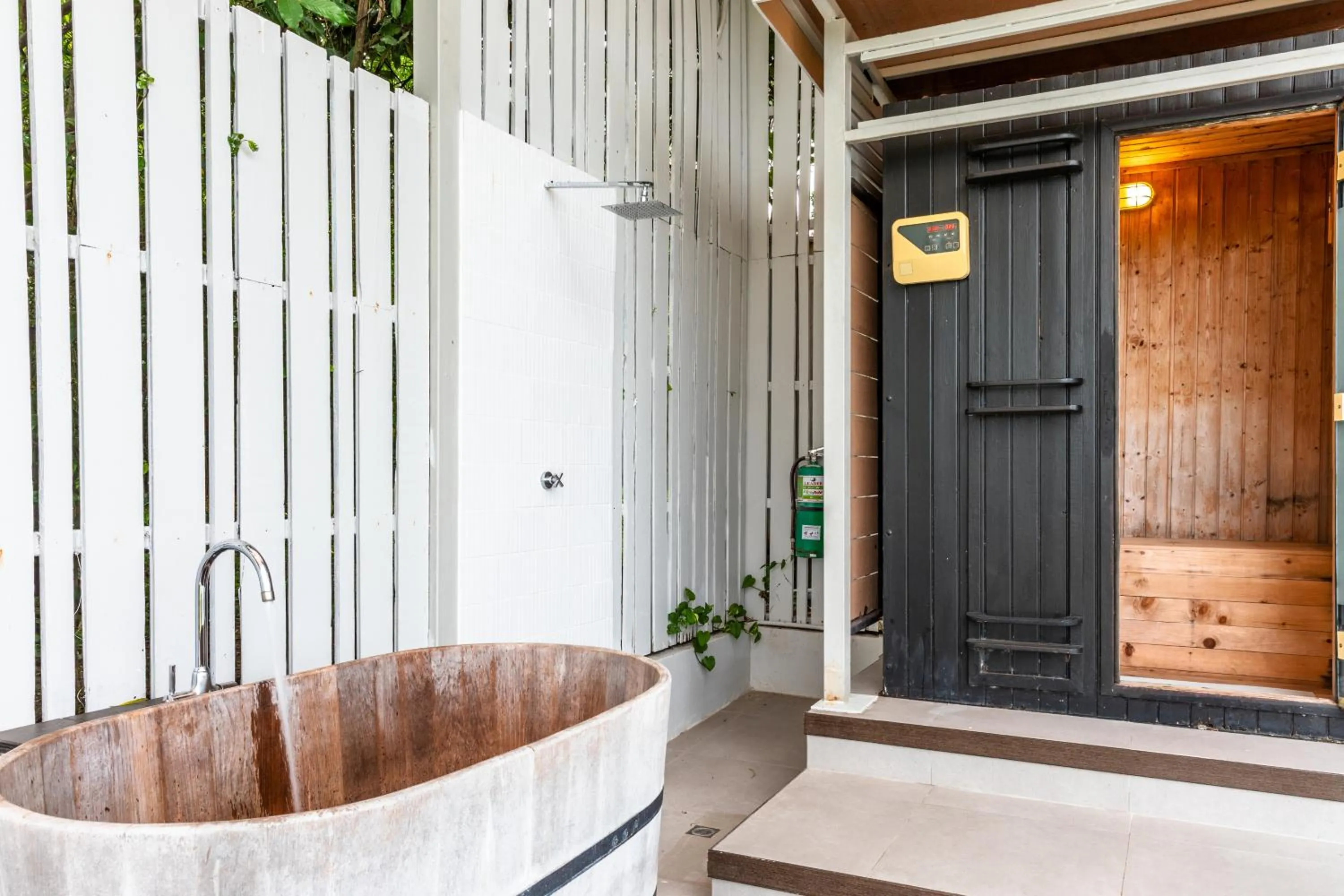 Hot Tub in The Private Pool Villas at Civilai Hill Khao Yai