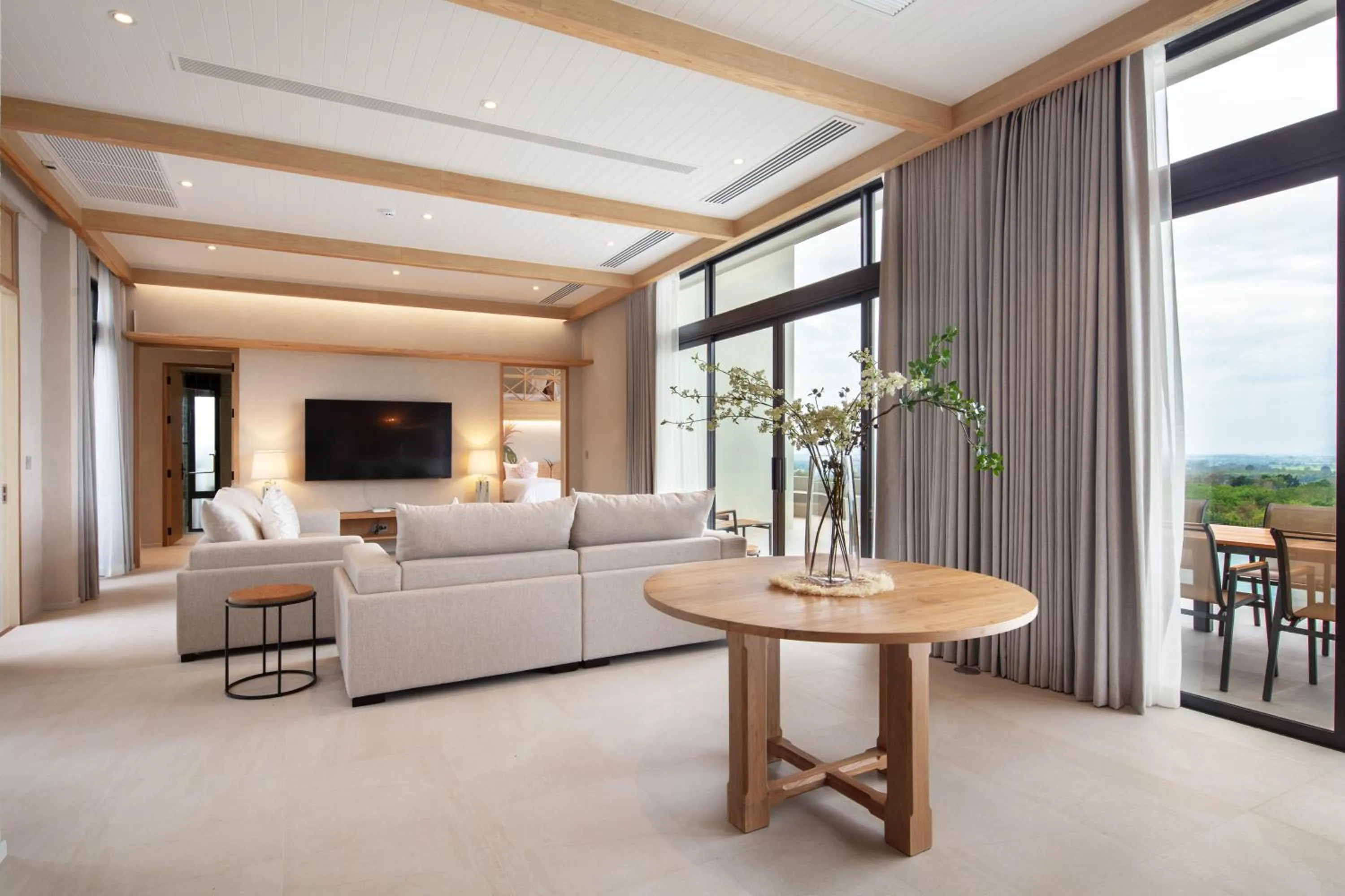 TV and multimedia in The Private Pool Villas at Civilai Hill Khao Yai