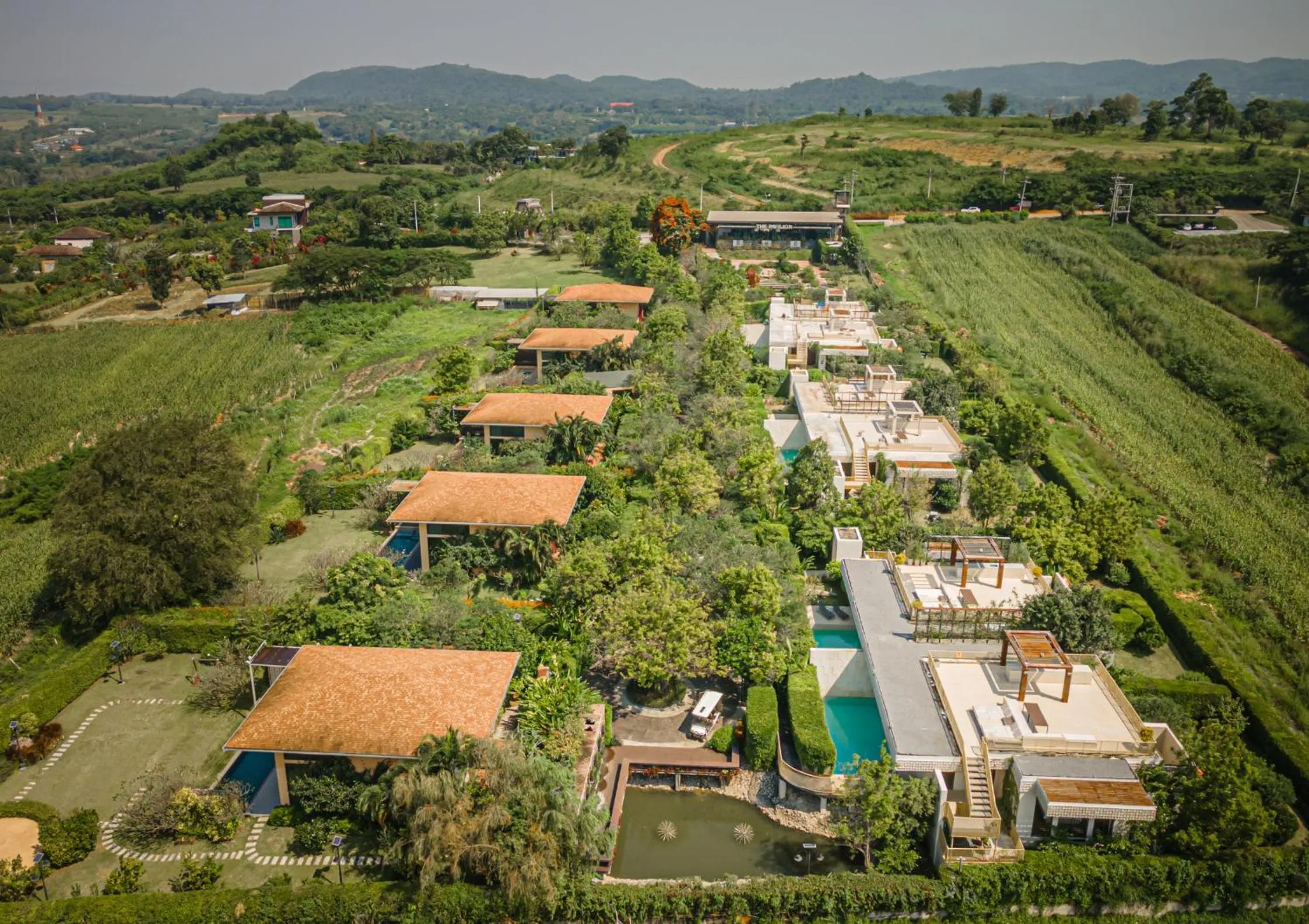 Natural landscape in The Private Pool Villas at Civilai Hill Khao Yai