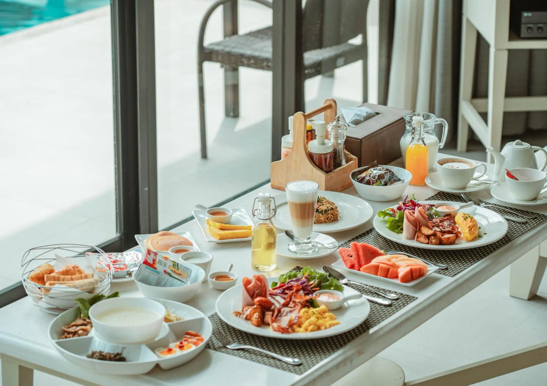 Breakfast in The Private Pool Villas at Civilai Hill Khao Yai