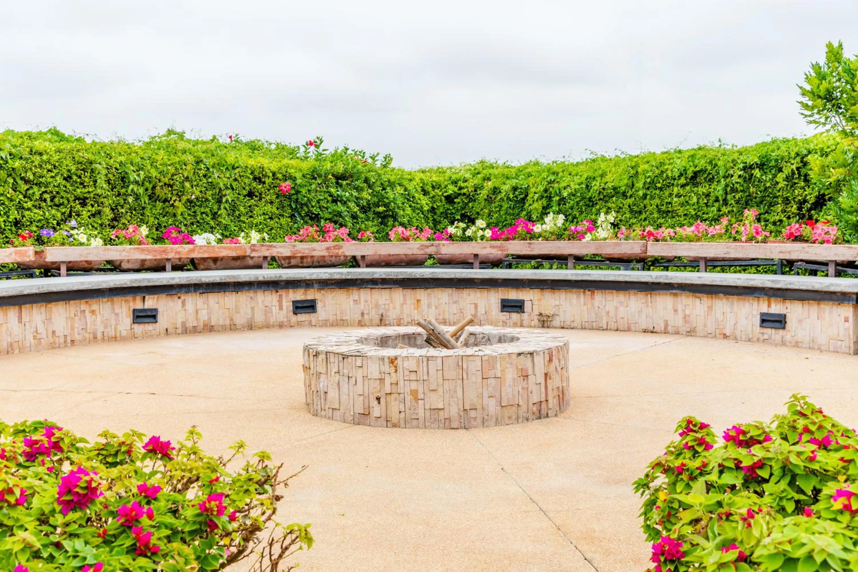fireplace in The Private Pool Villas at Civilai Hill Khao Yai