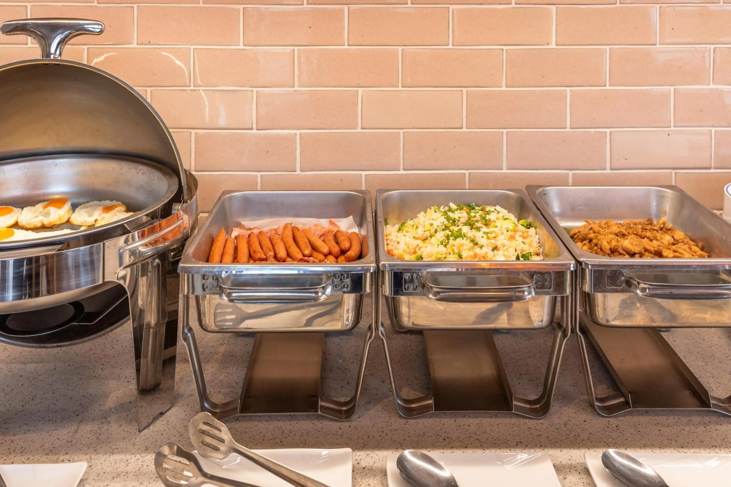 Buffet breakfast in The Private Pool Villas at Civilai Hill Khao Yai