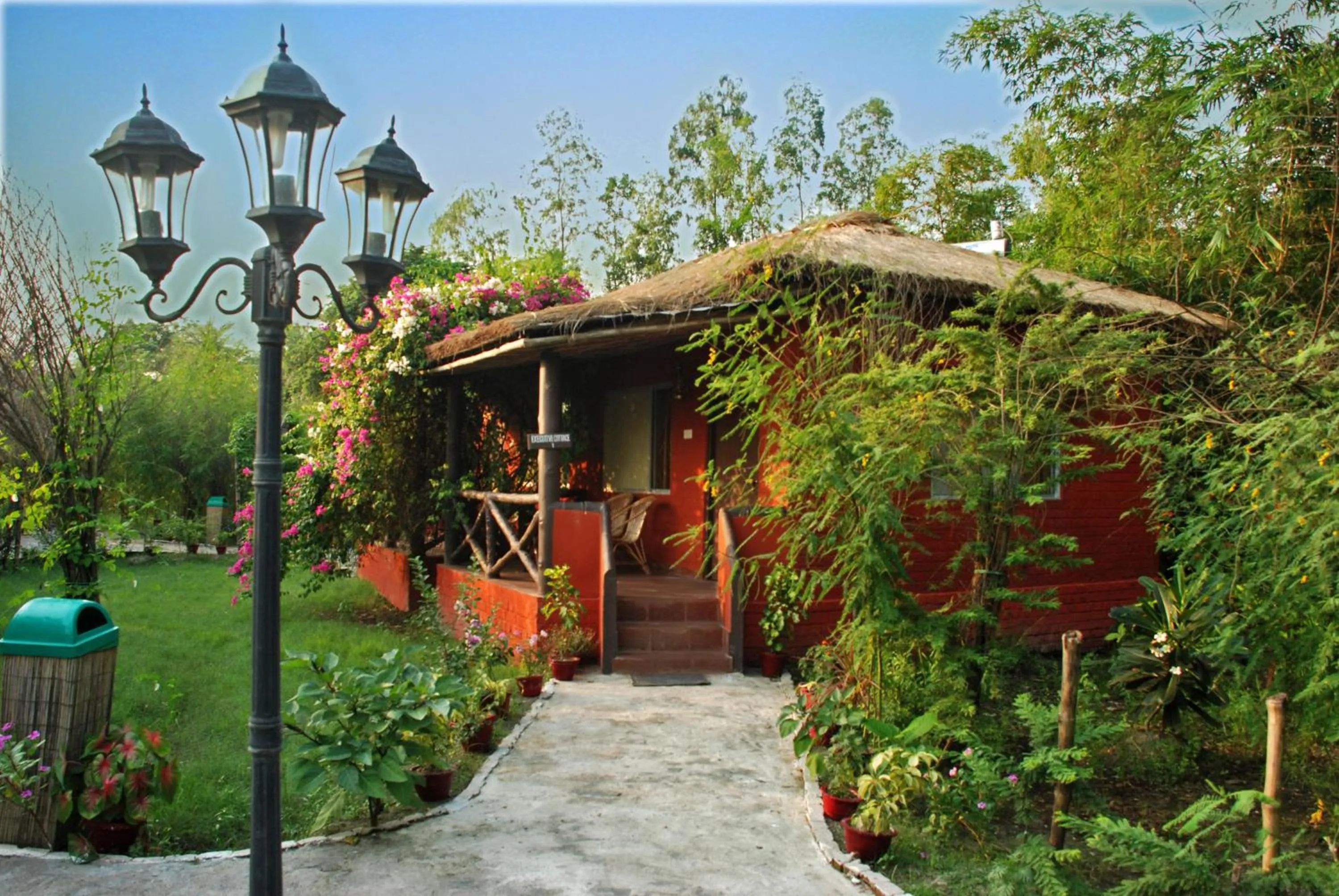 Facade/entrance in Sunderban Tiger Camp