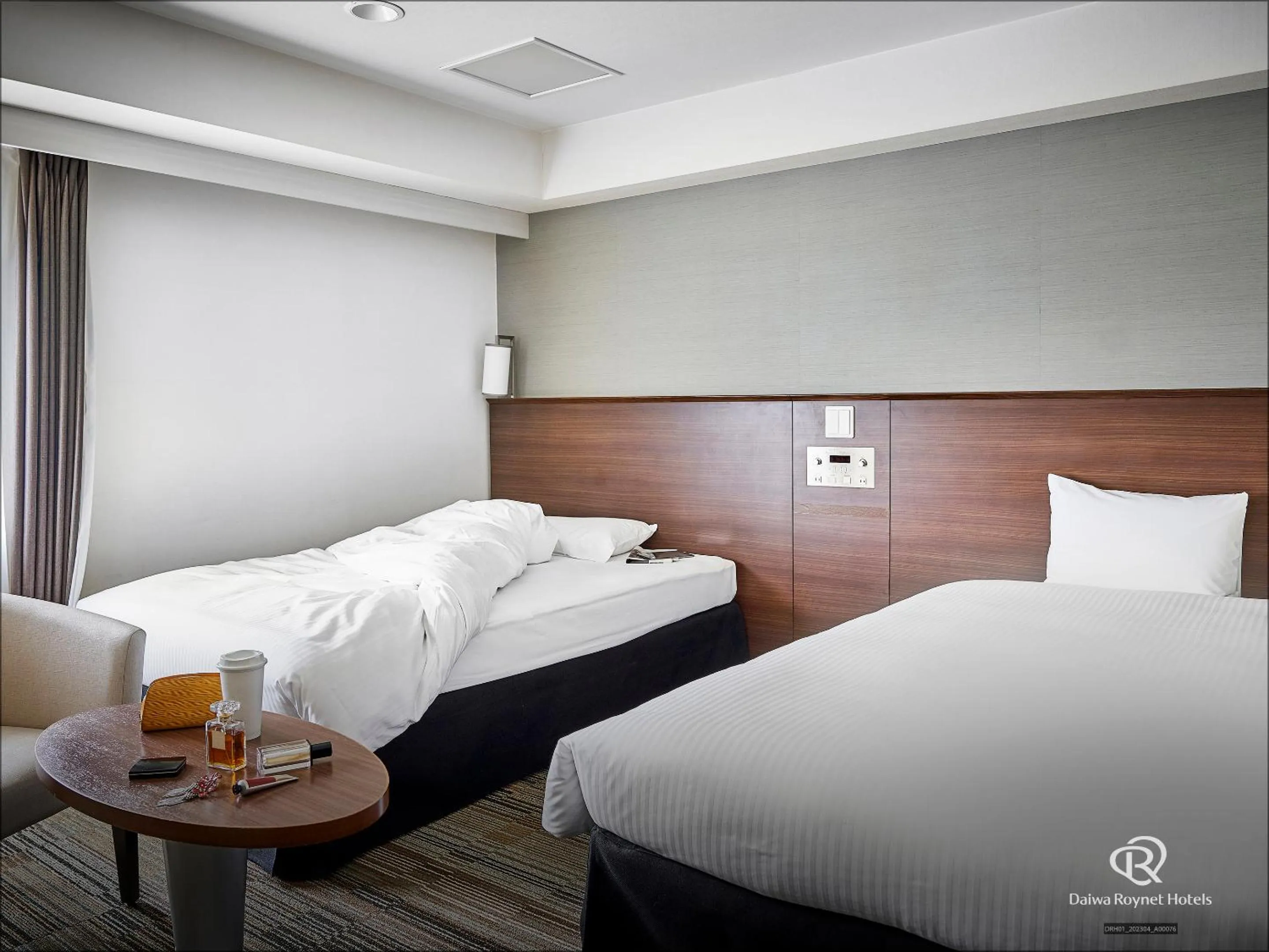 Bed in Daiwa Roynet Hotel Sendai