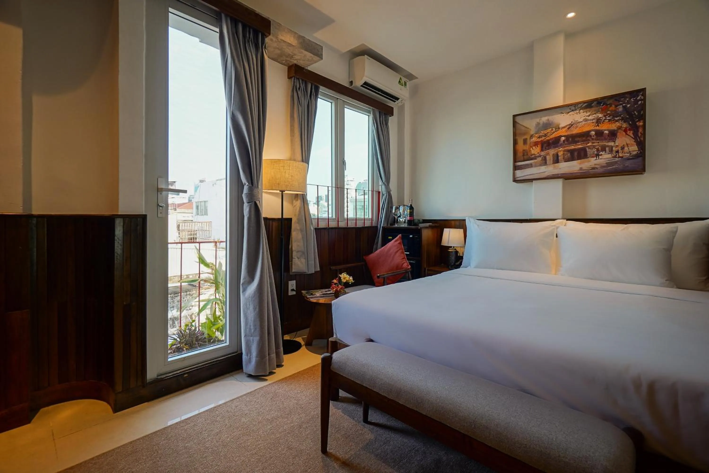 Bed in Nexus House Nguyen Binh Khiem - Near Saigon Zoo & Botanical Gardens