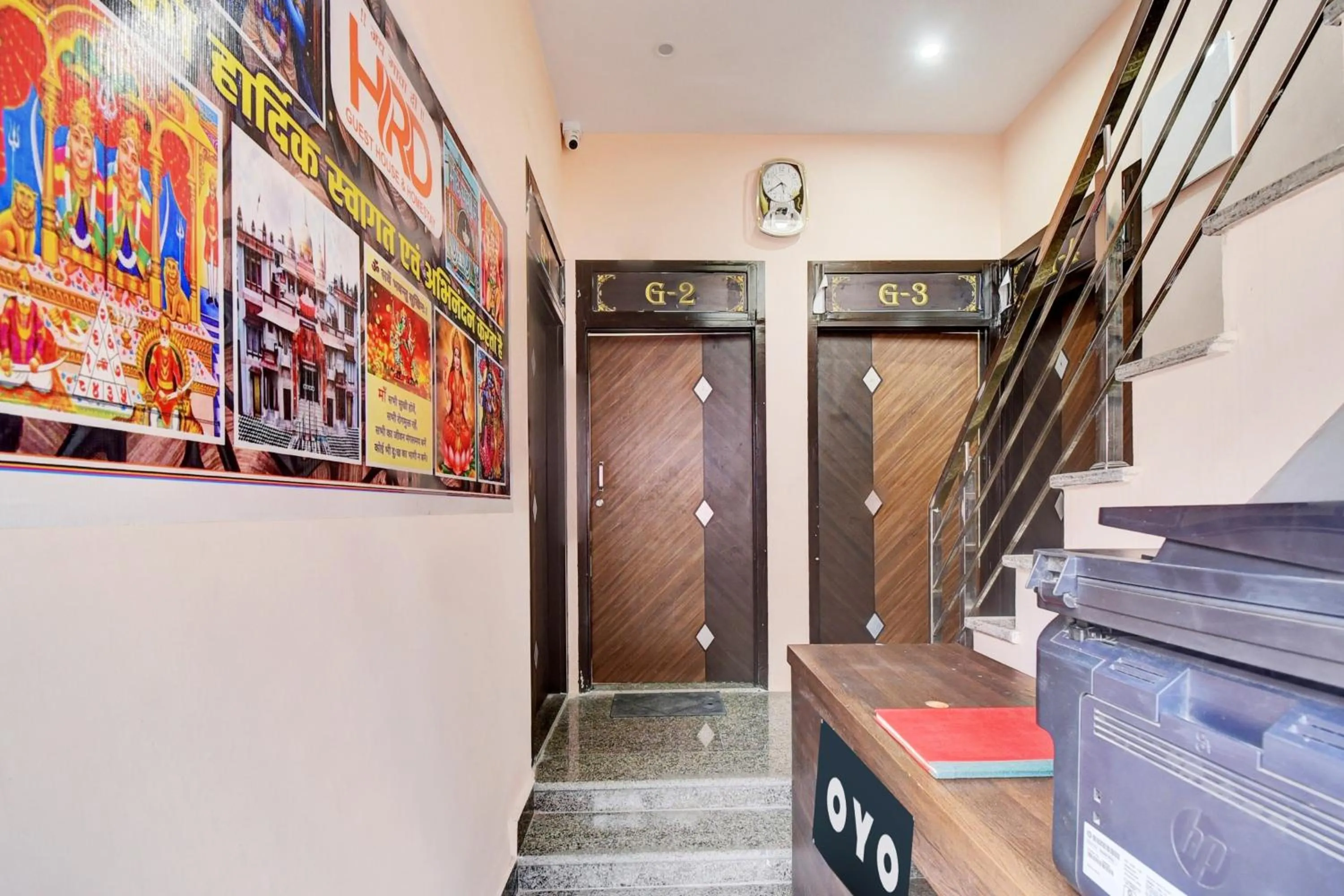 Lobby or reception in Hotel O HRD Guest House & Homestay