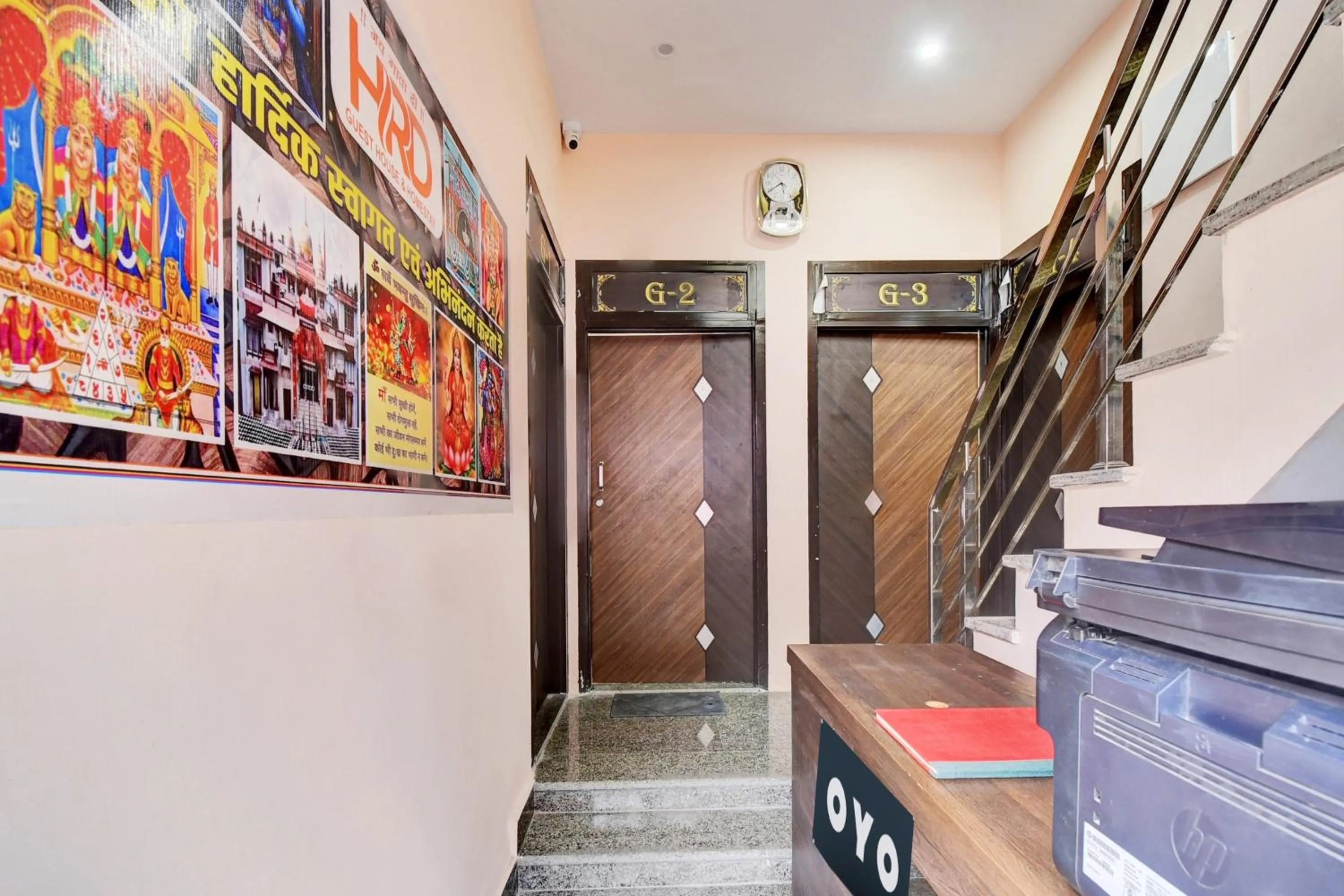 Lobby or reception in Hotel O HRD Guest House & Homestay