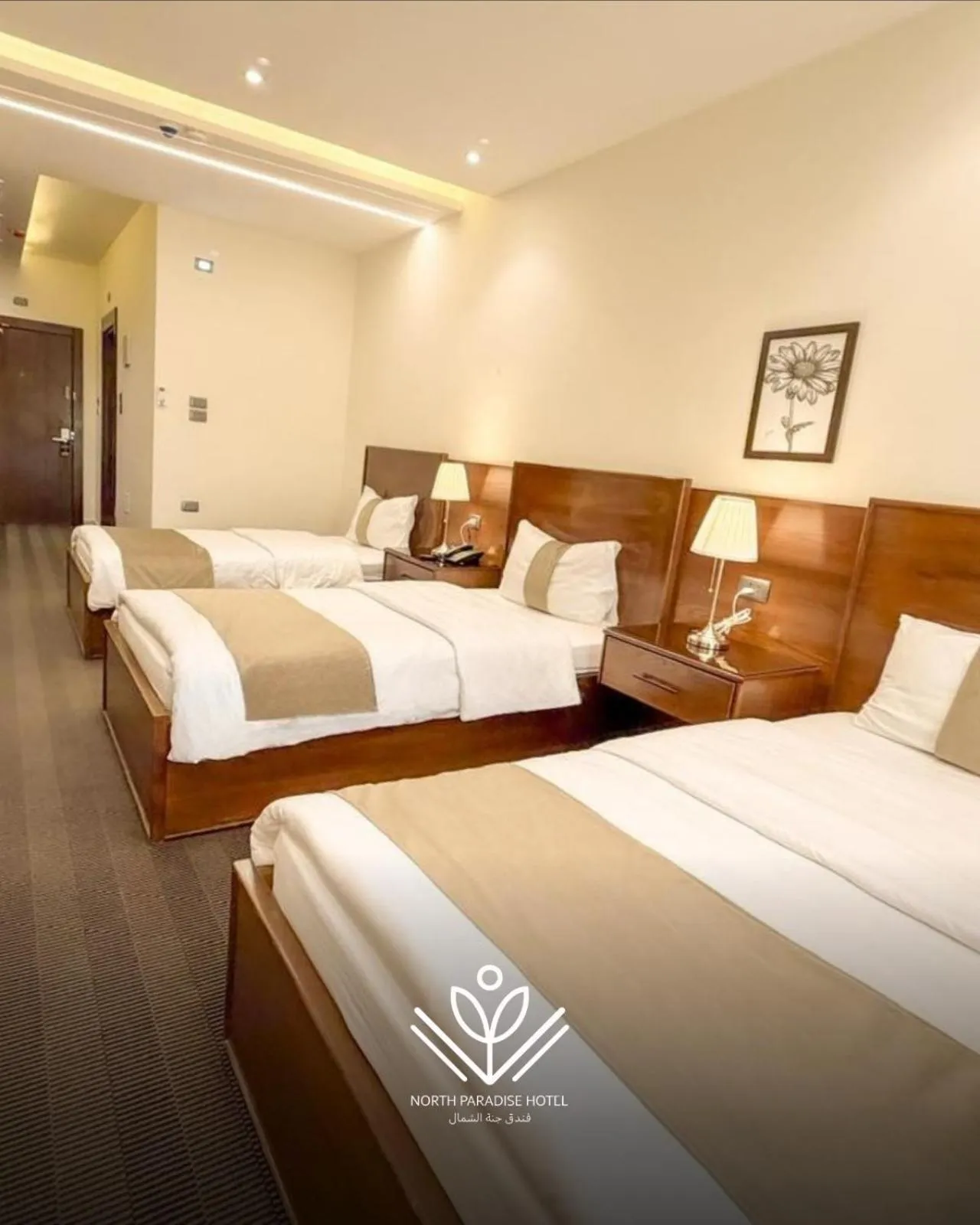 Bed in North paradise hotel