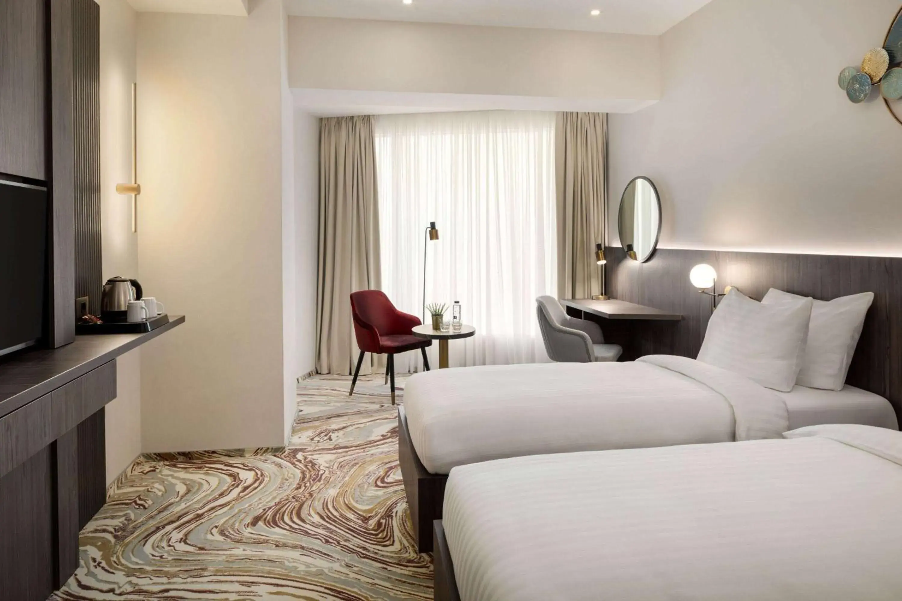 Standard Twin Room in Ramada by Wyndham Bucharest Otopeni Airport Standard Twin Room in Ramada by Wyndham Bucharest Otopeni Airport