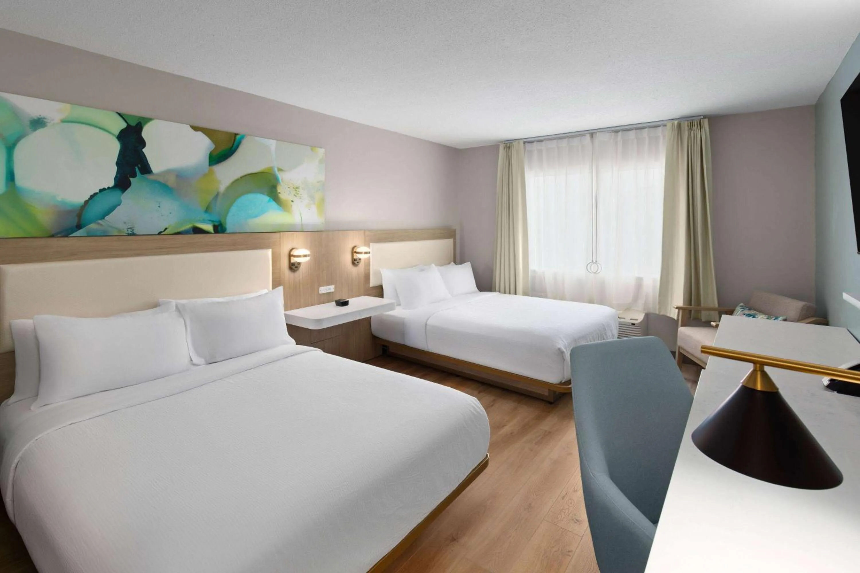 Photo of the whole room, Bed in Wyndham Garden Louisville KY