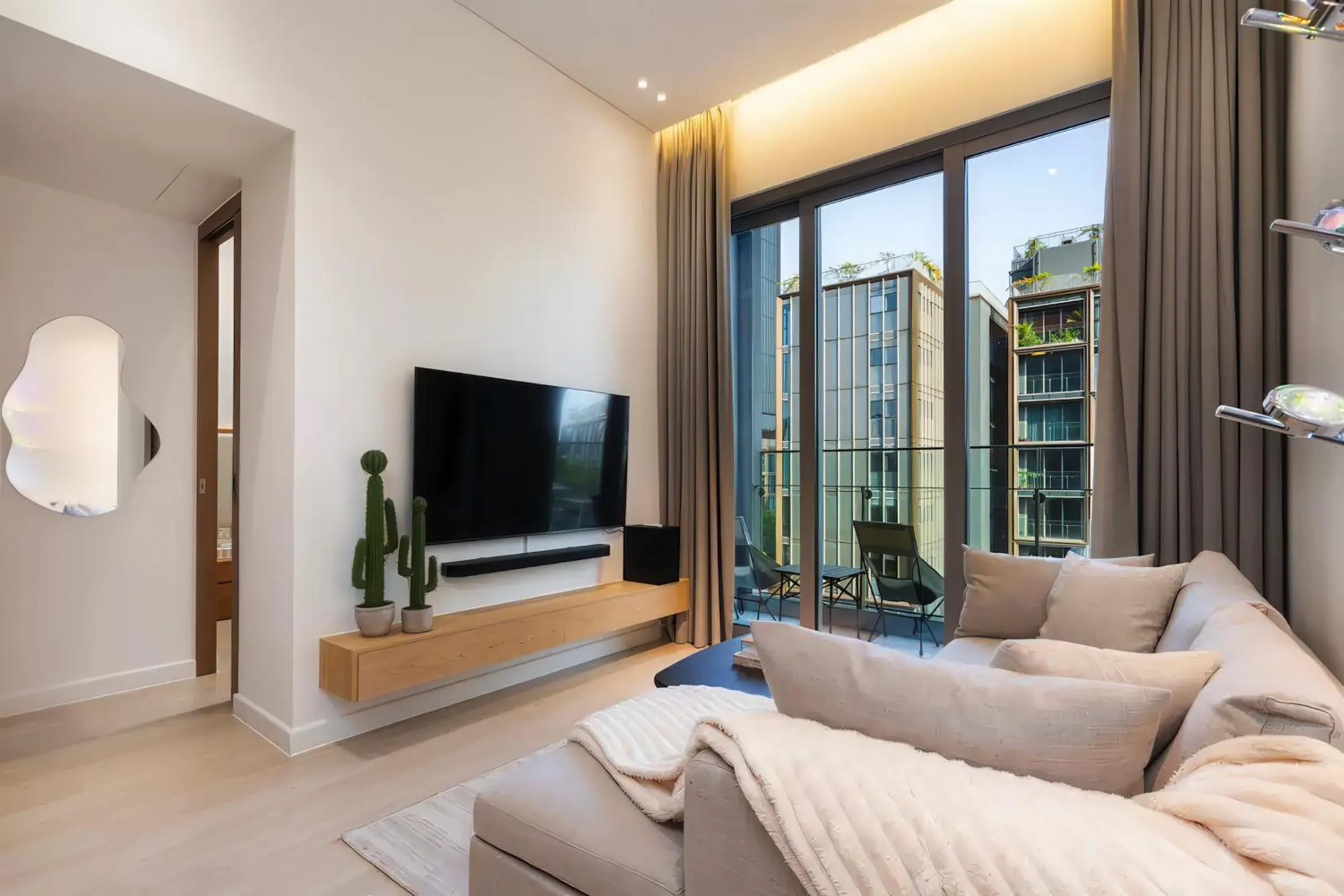 Communal lounge/ TV room in Empire City Thủ Thiêm D2