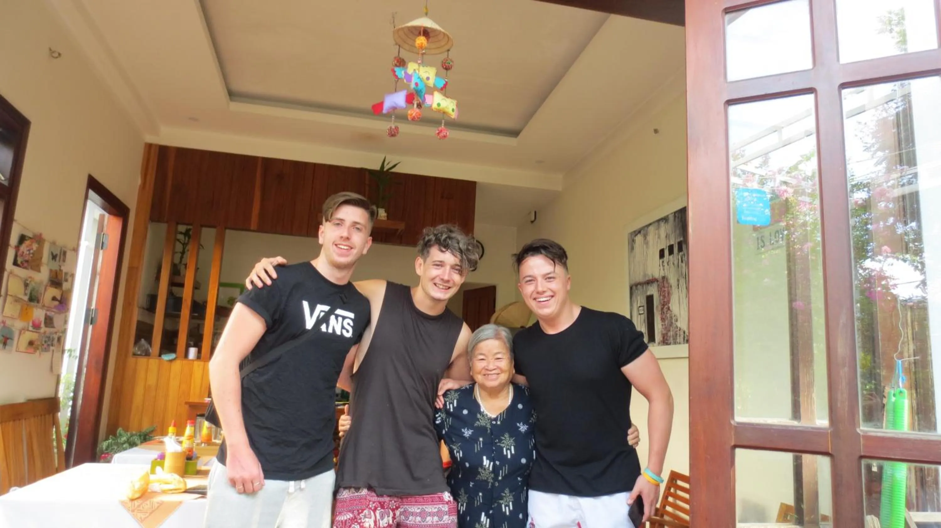 group of guests in Charming Homestay