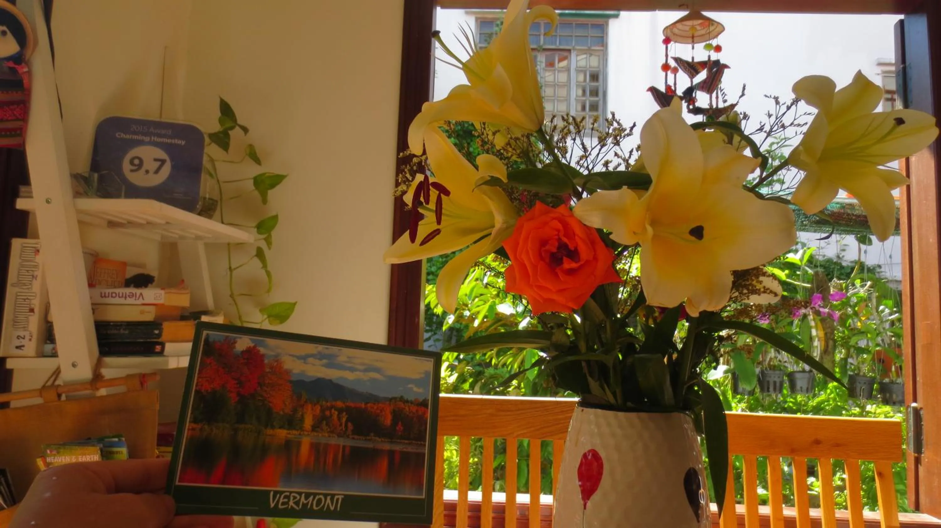 Lobby or reception in Charming Homestay