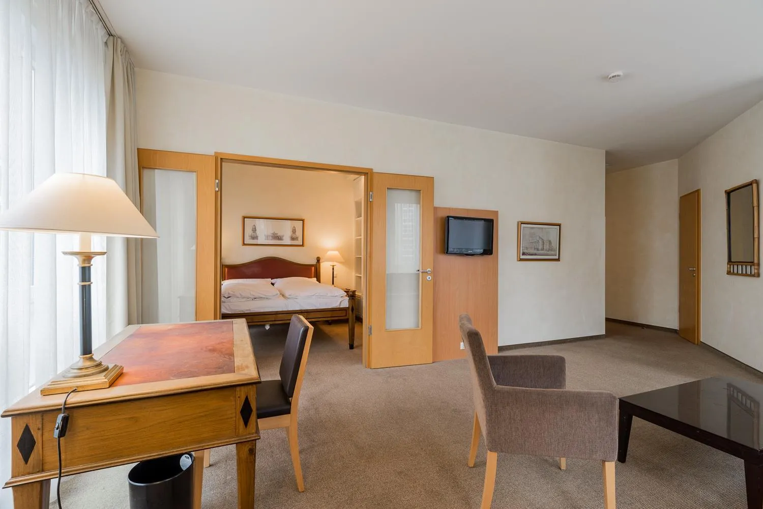 Bed in Apartmenthaus Berlin Mitte