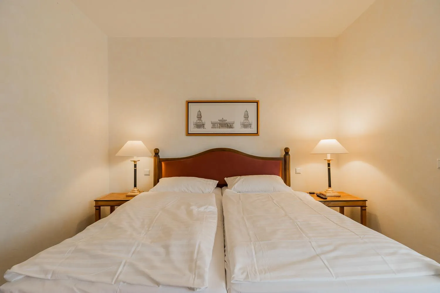 Bed in Apartmenthaus Berlin Mitte