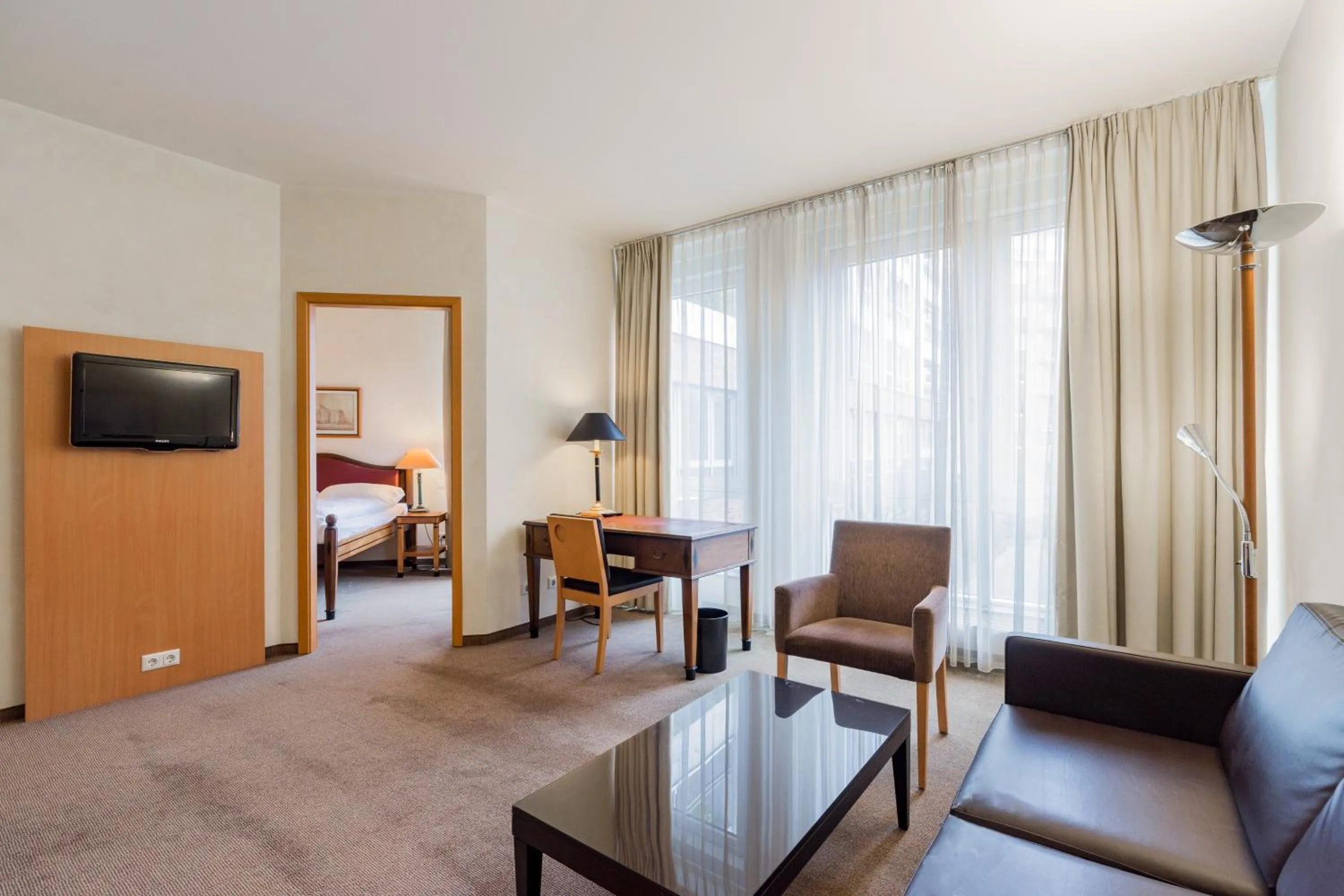 Bed in Apartmenthaus Berlin Mitte