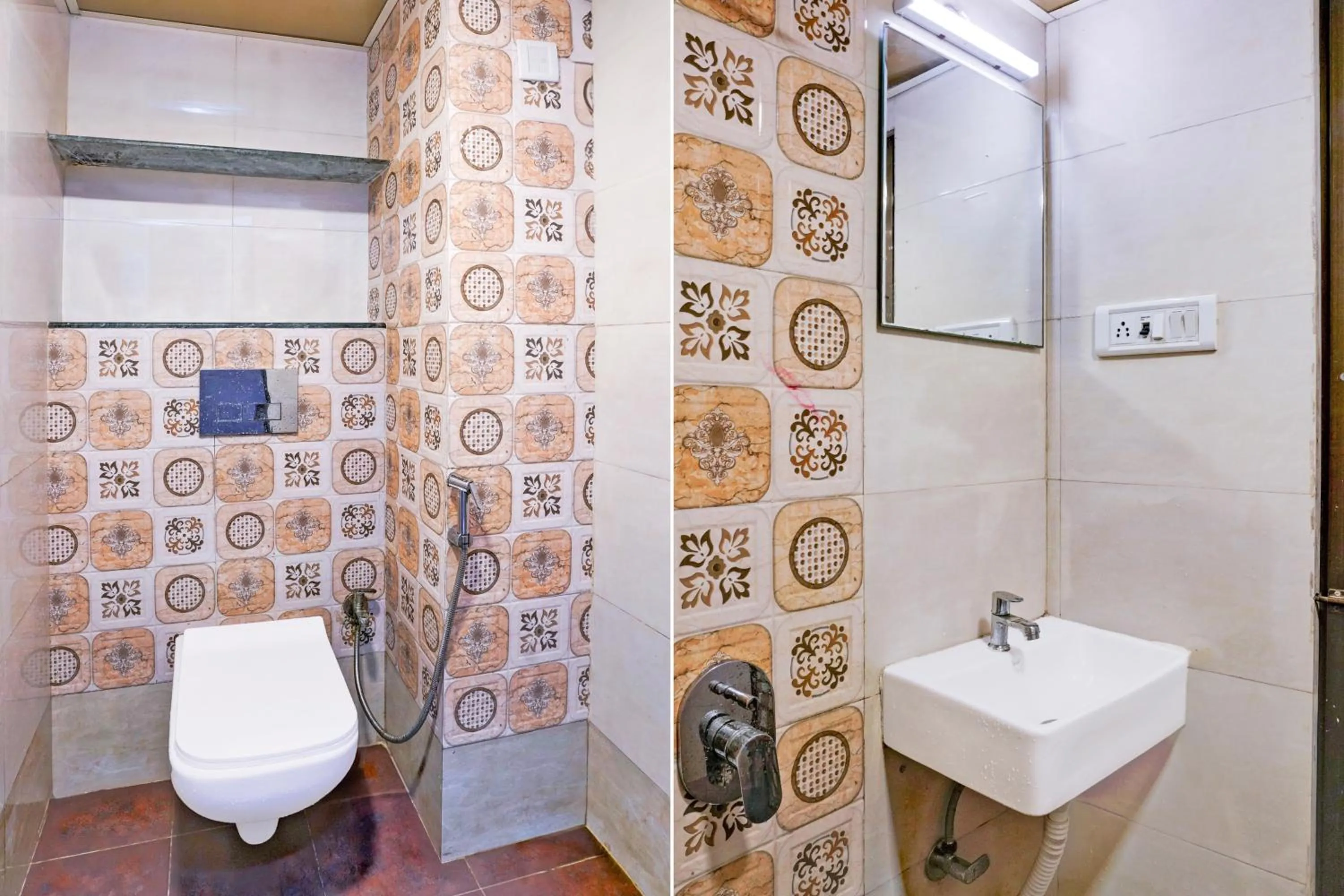 Bathroom in Super Hotel O Four Bungalow Formerly Ardaas Residency