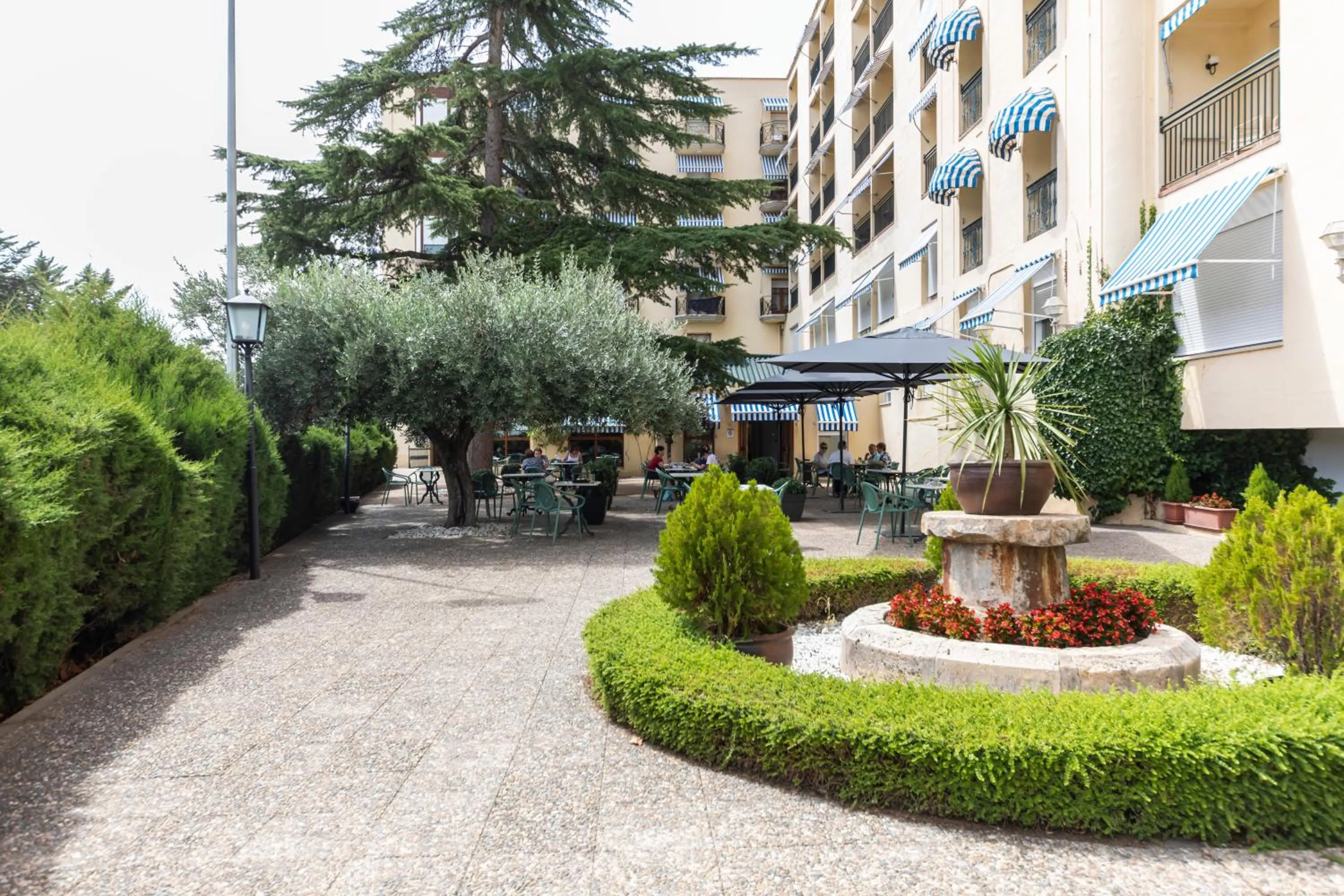 Balcony/Terrace in Balneario de Fitero - Hotel Bécquer