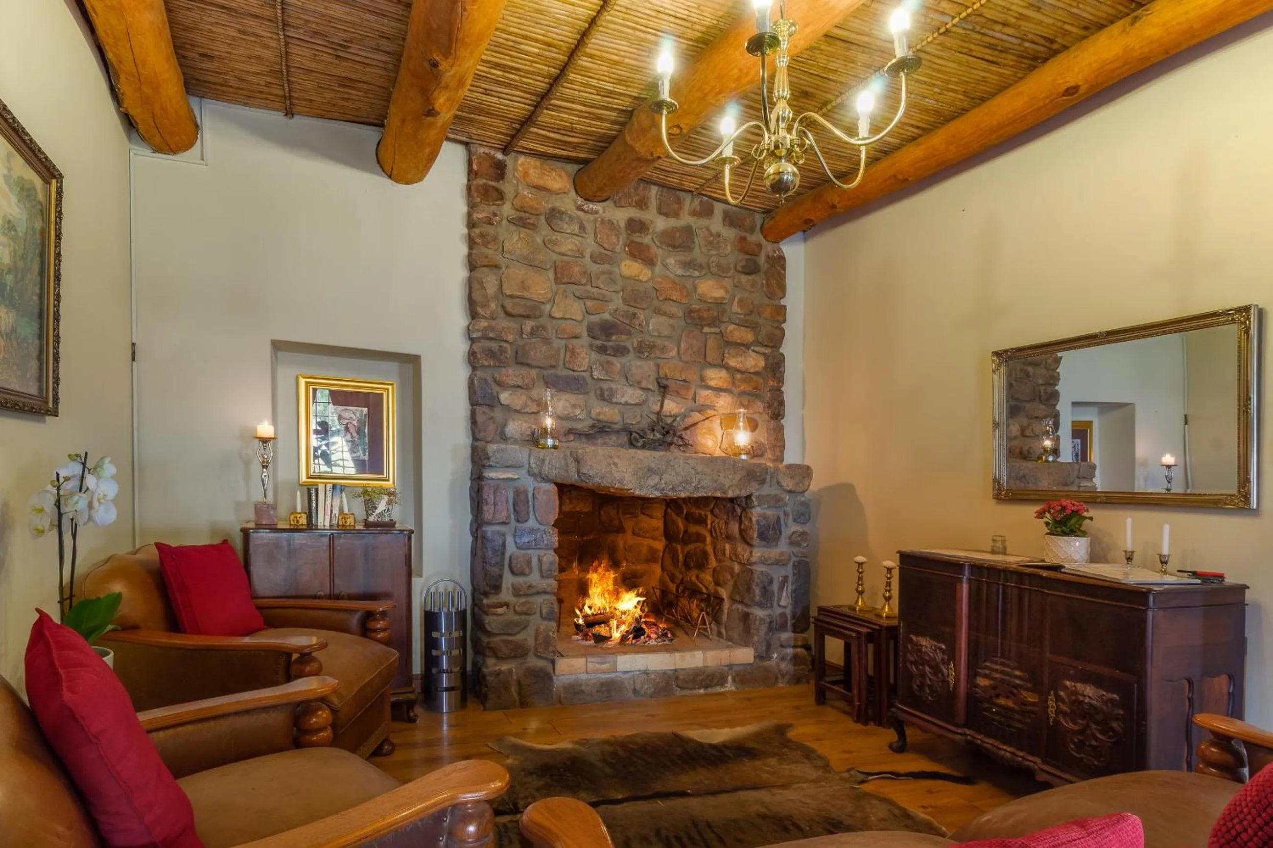 Seating area in Mountain Manor