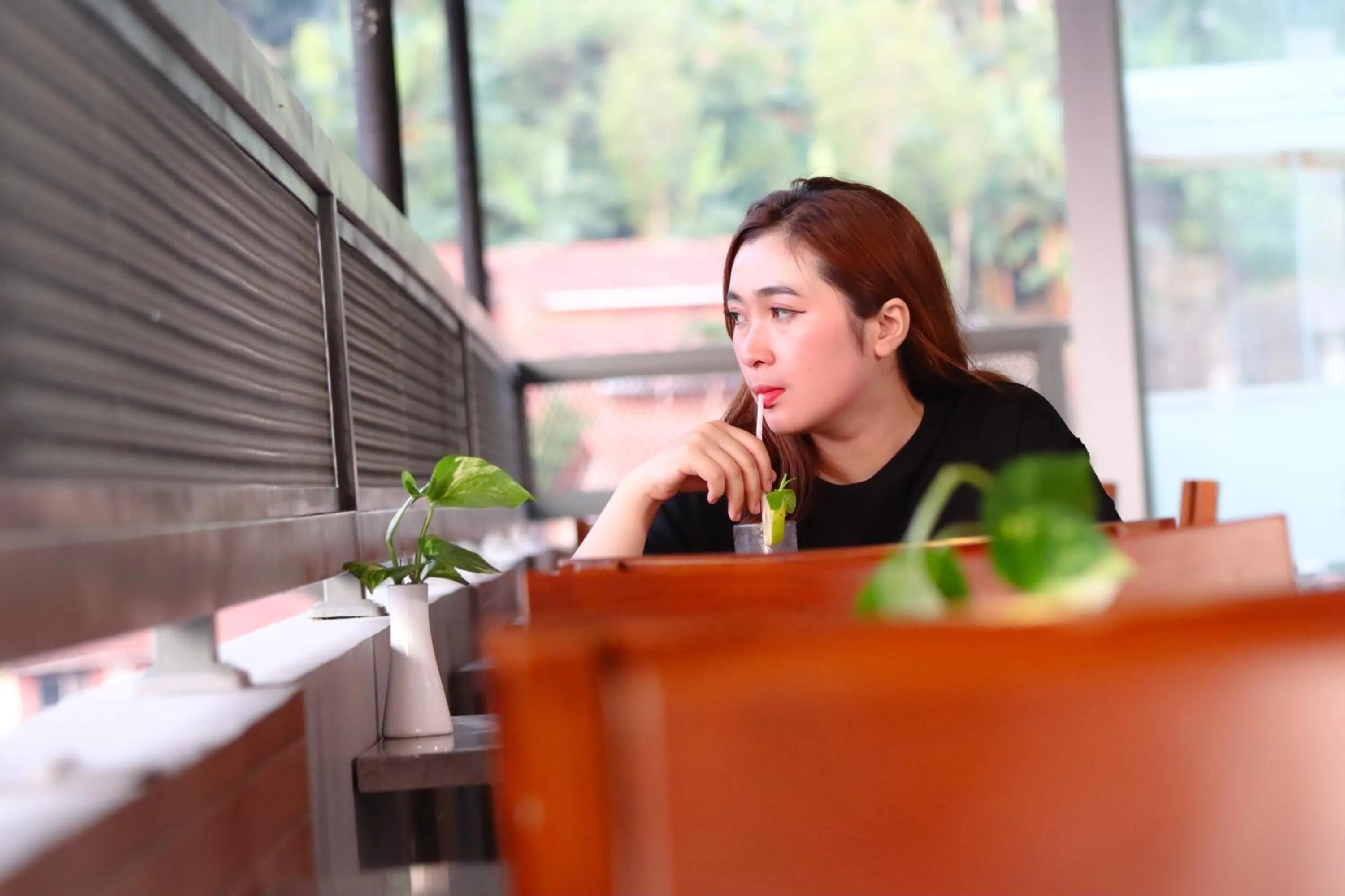 People in Front One HK Resort Simpang Lima