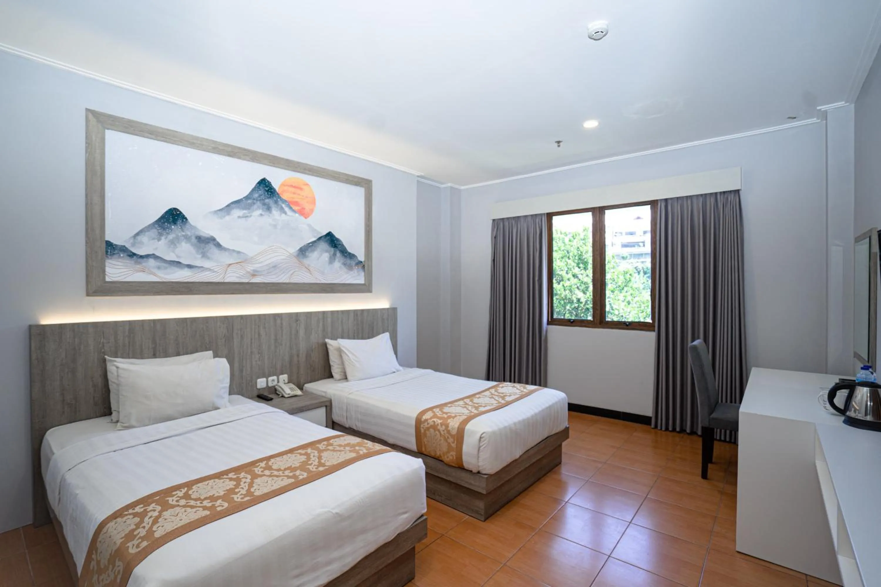 Bed in Front One HK Resort Simpang Lima