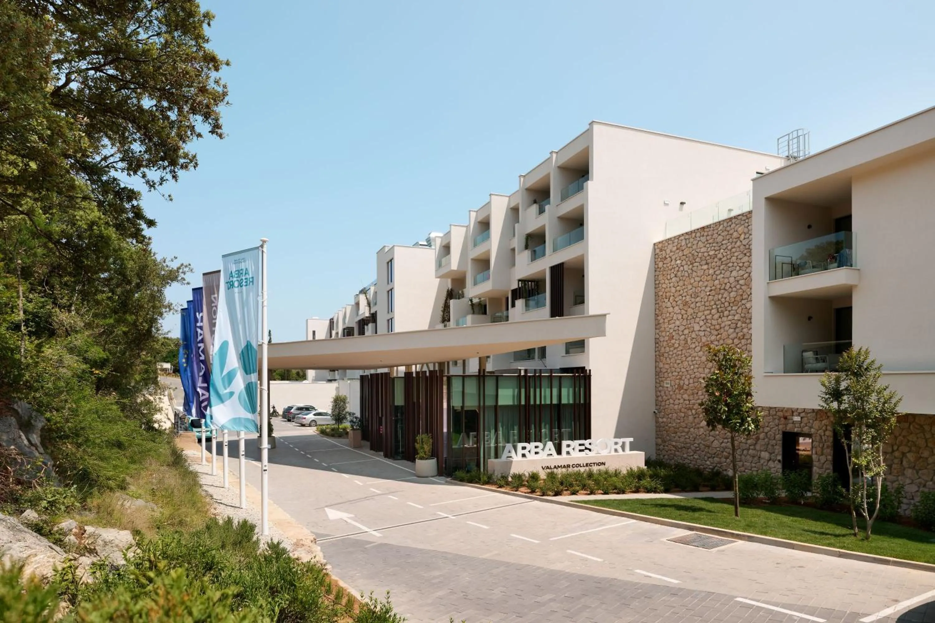 Property building in Arba Resort, Valamar Collection