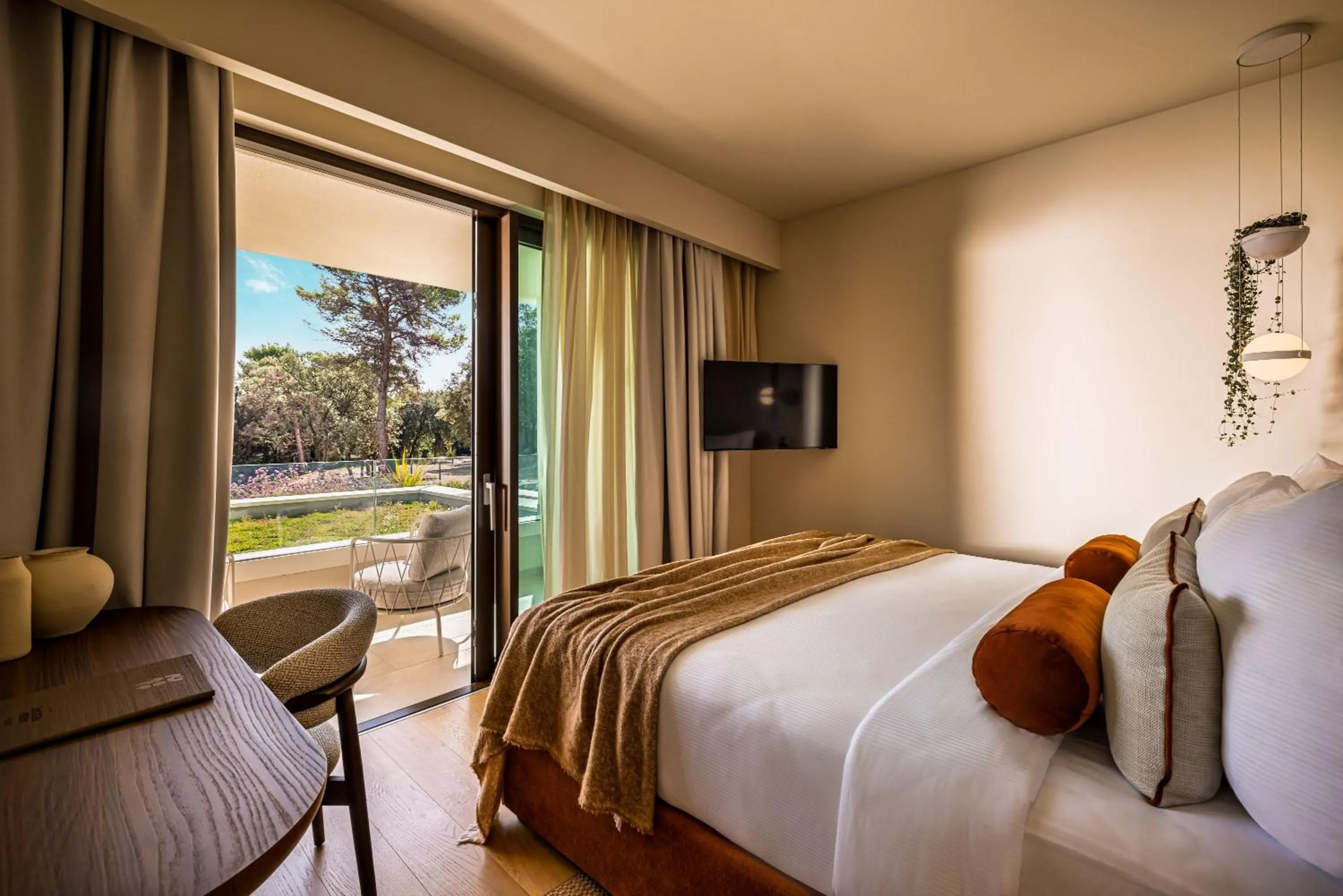 Bedroom, Bed in Arba Resort, Valamar Collection