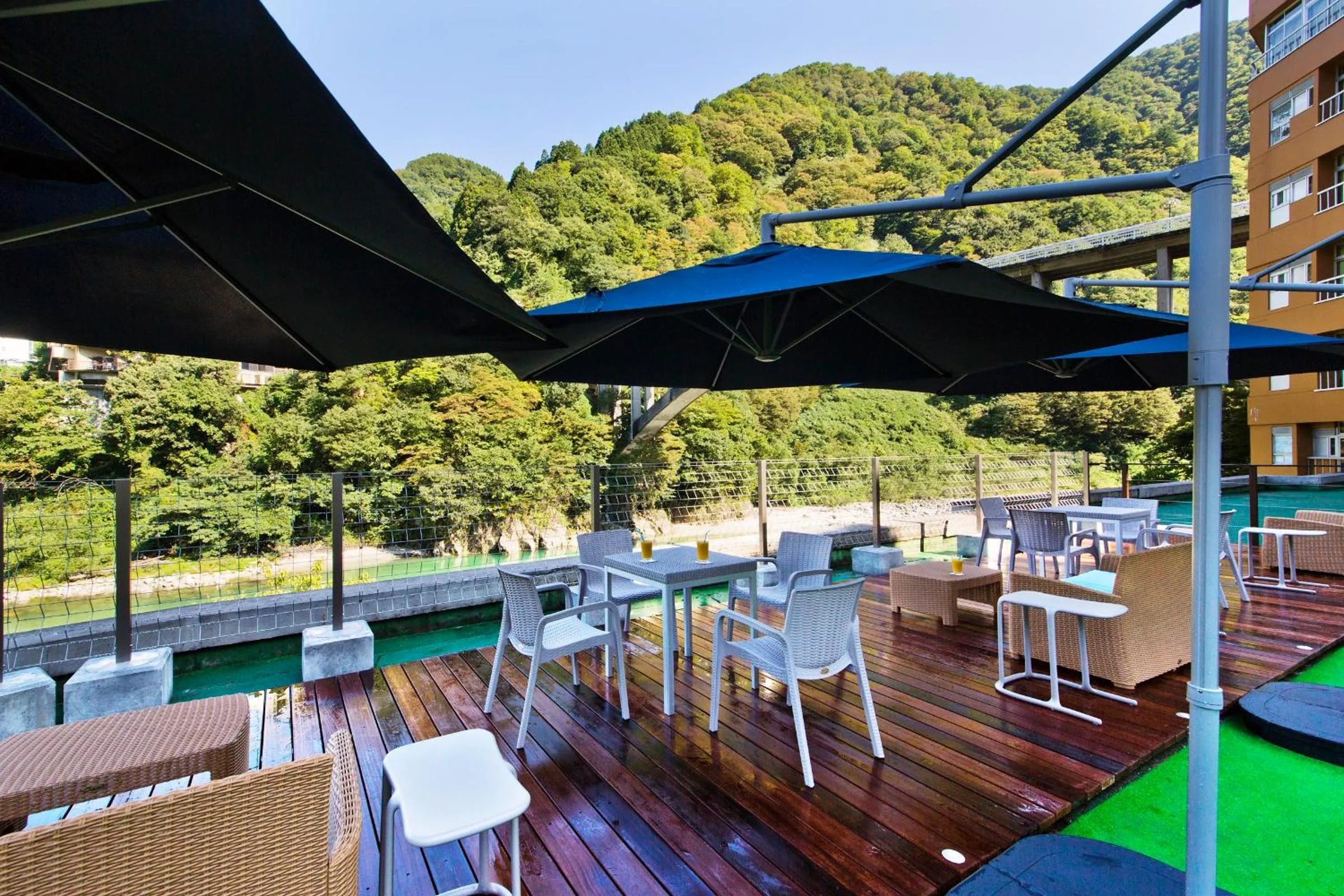 Patio in Kurobe UnazukiOnsen Togen