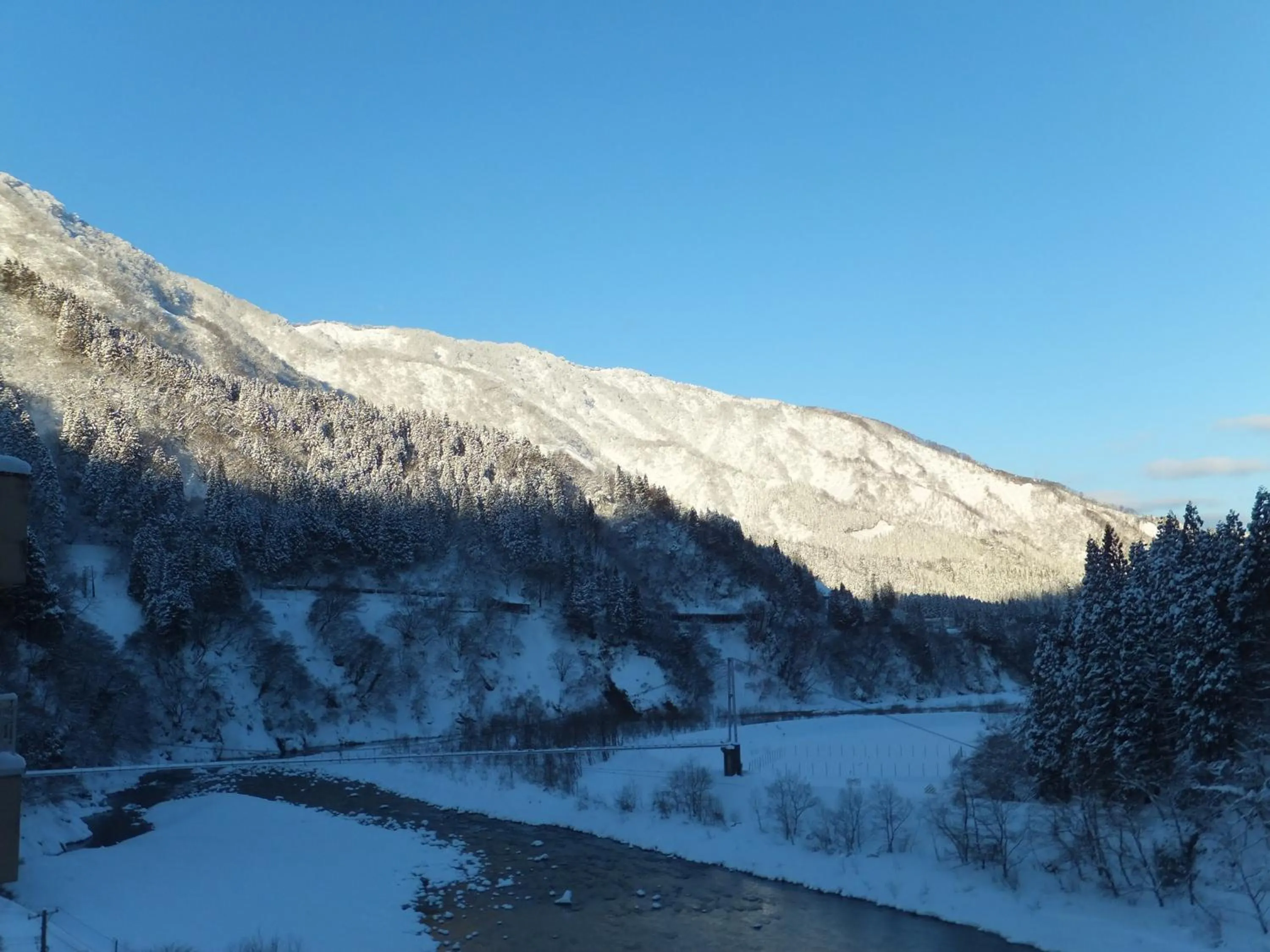 Natural landscape in Kurobe UnazukiOnsen Togen